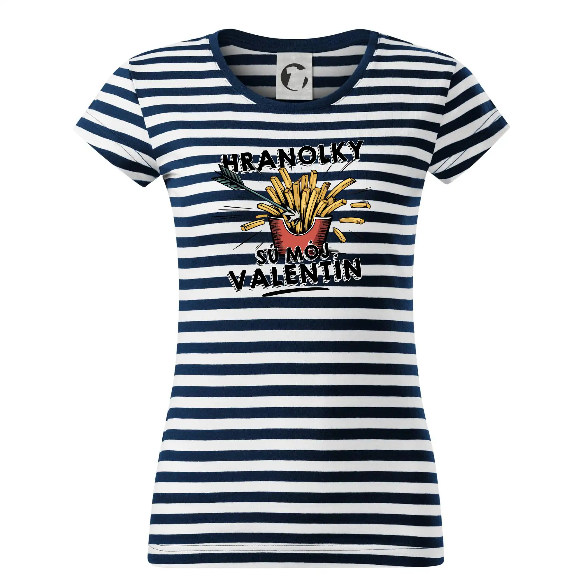 Tričká pre zamilovaných - Hranolky sú môj Valentín - Tričko na vodu