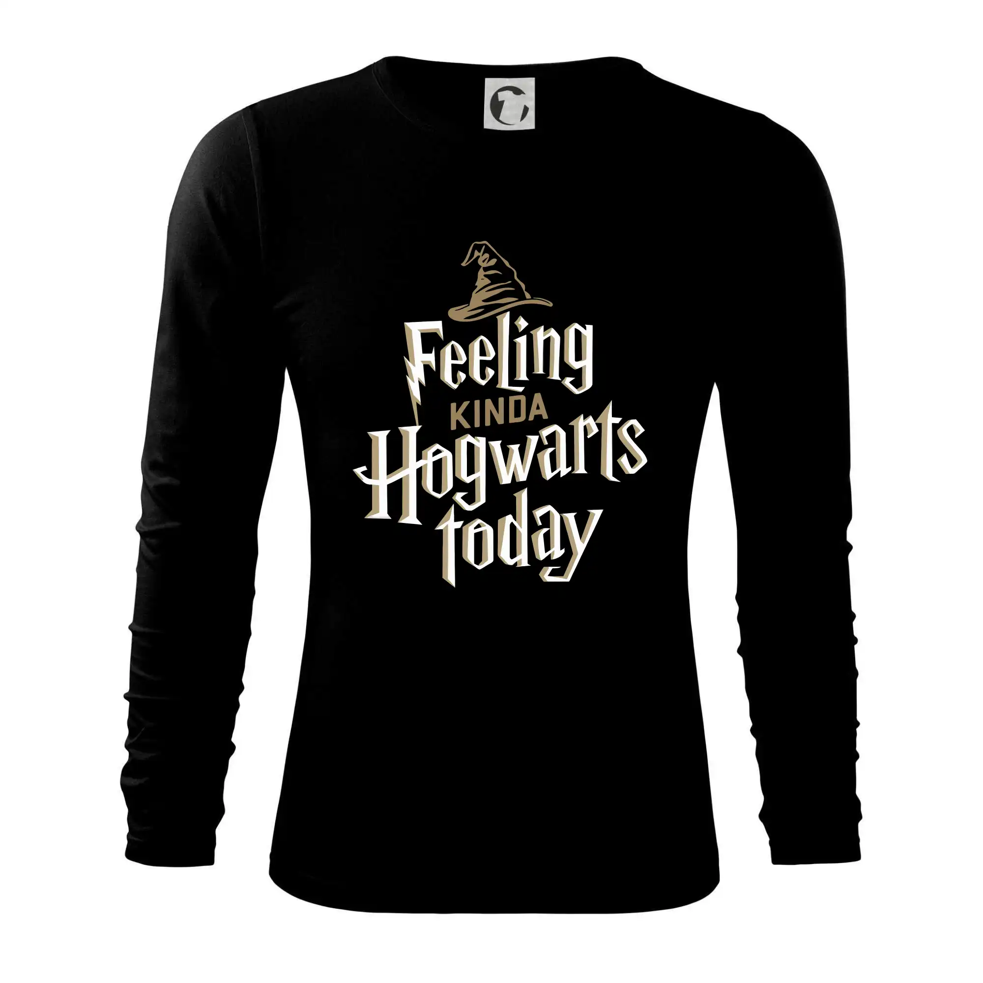 Filmové tričká - Feeling kinda Hogwarts today - Tričko s dlhým rukávom FIT-T long sleeve