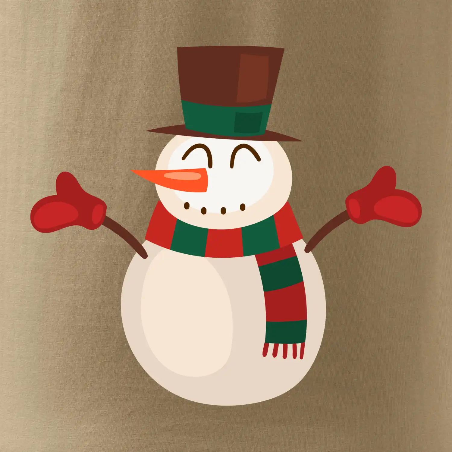 Vánoční sněhulák