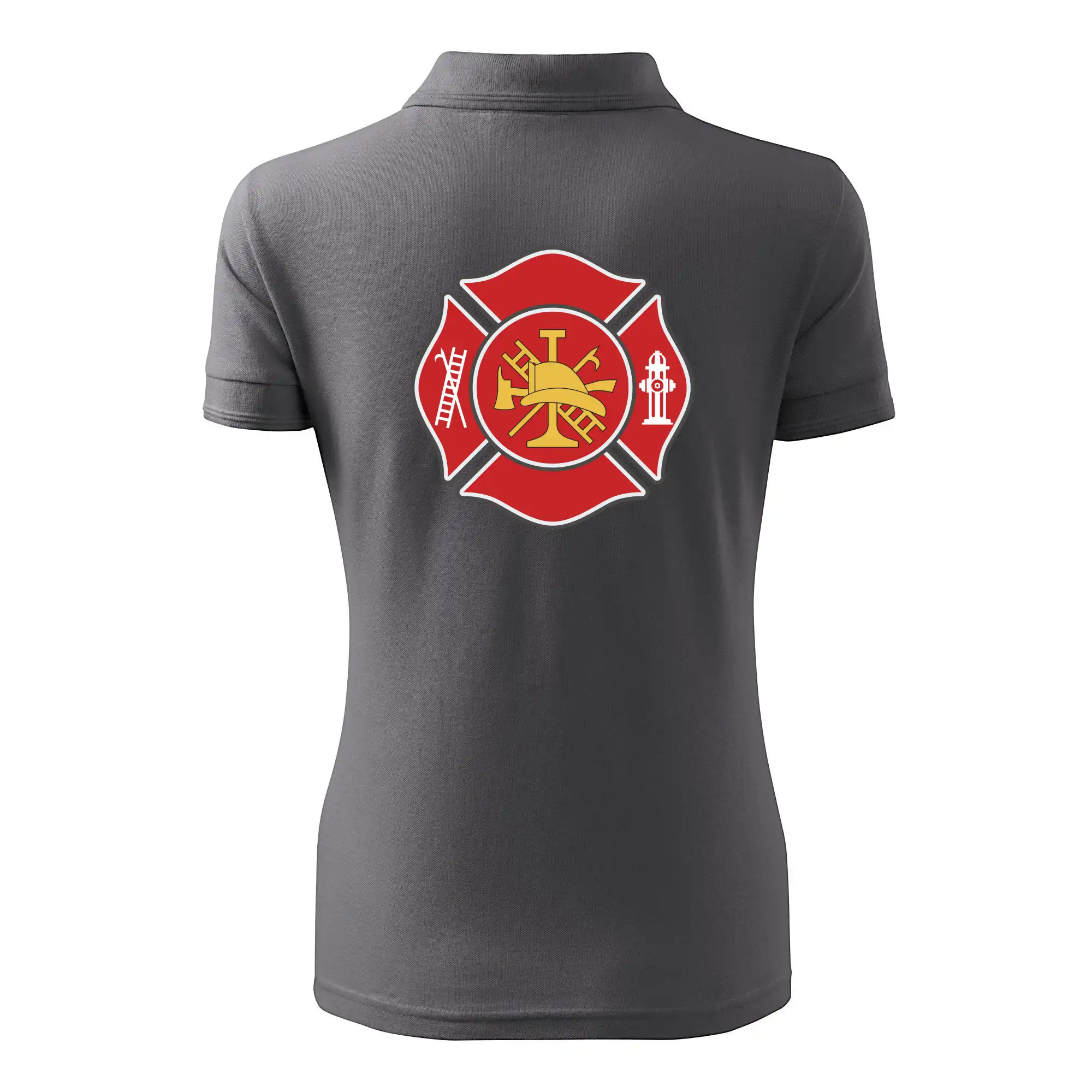 Fire department logo červené