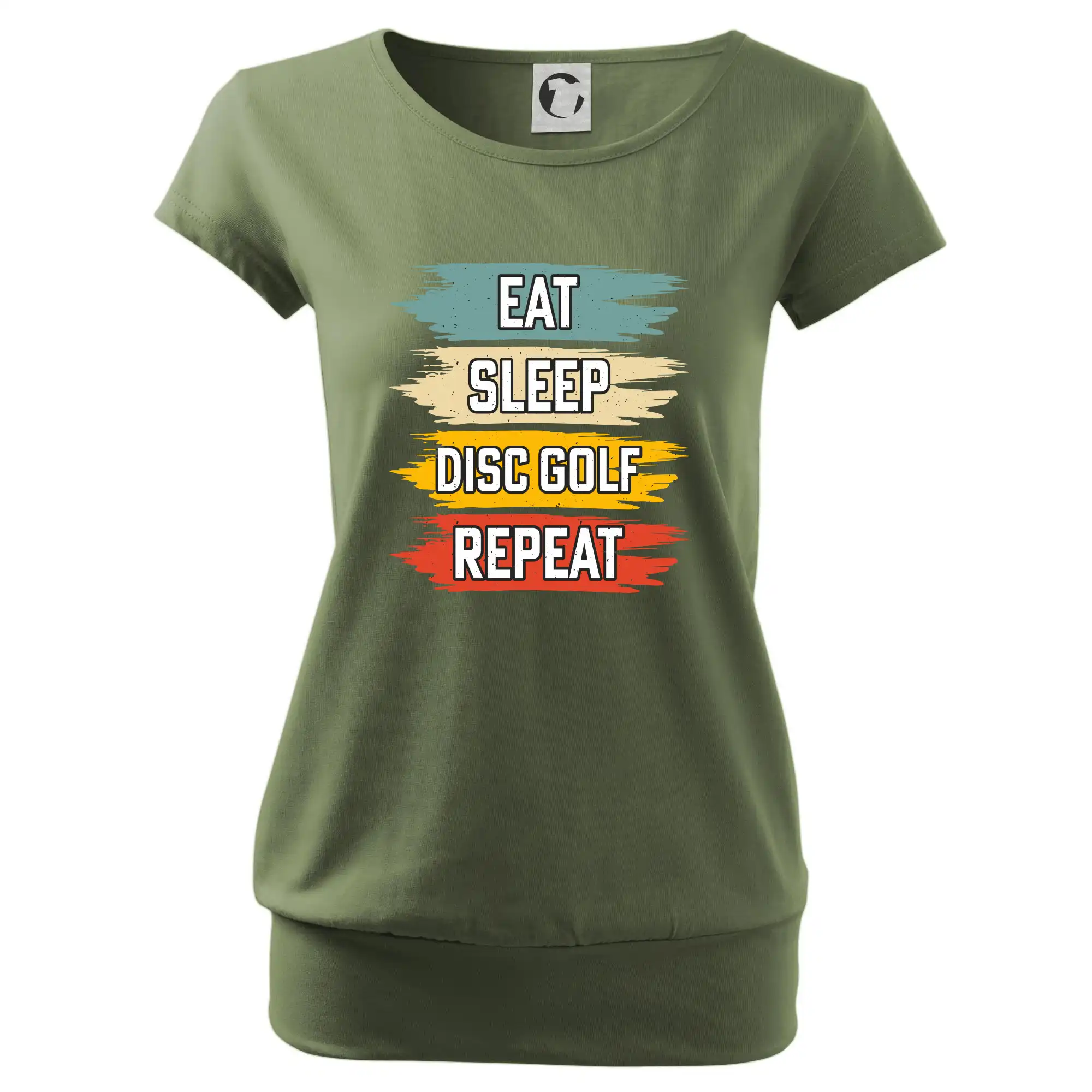 Disc Golf eat sleep barevné