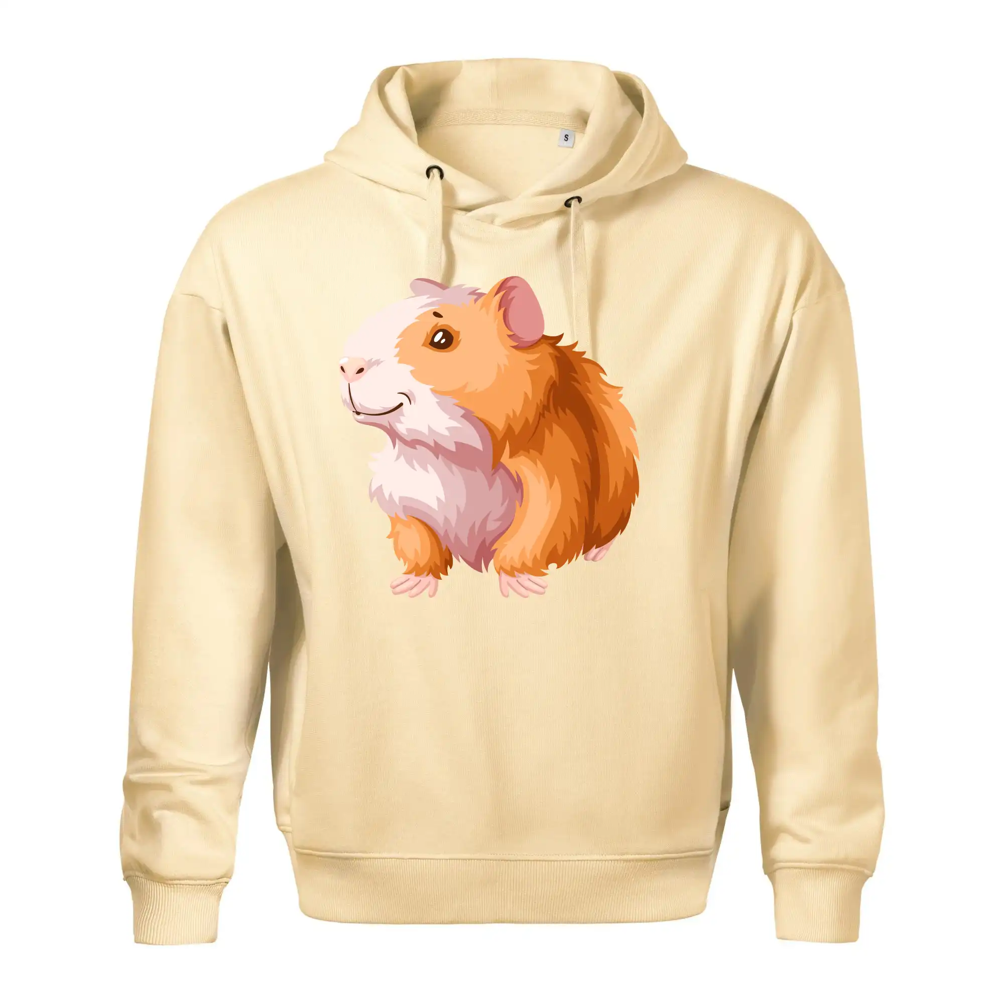 Morče - kreslené, bílo oranžové