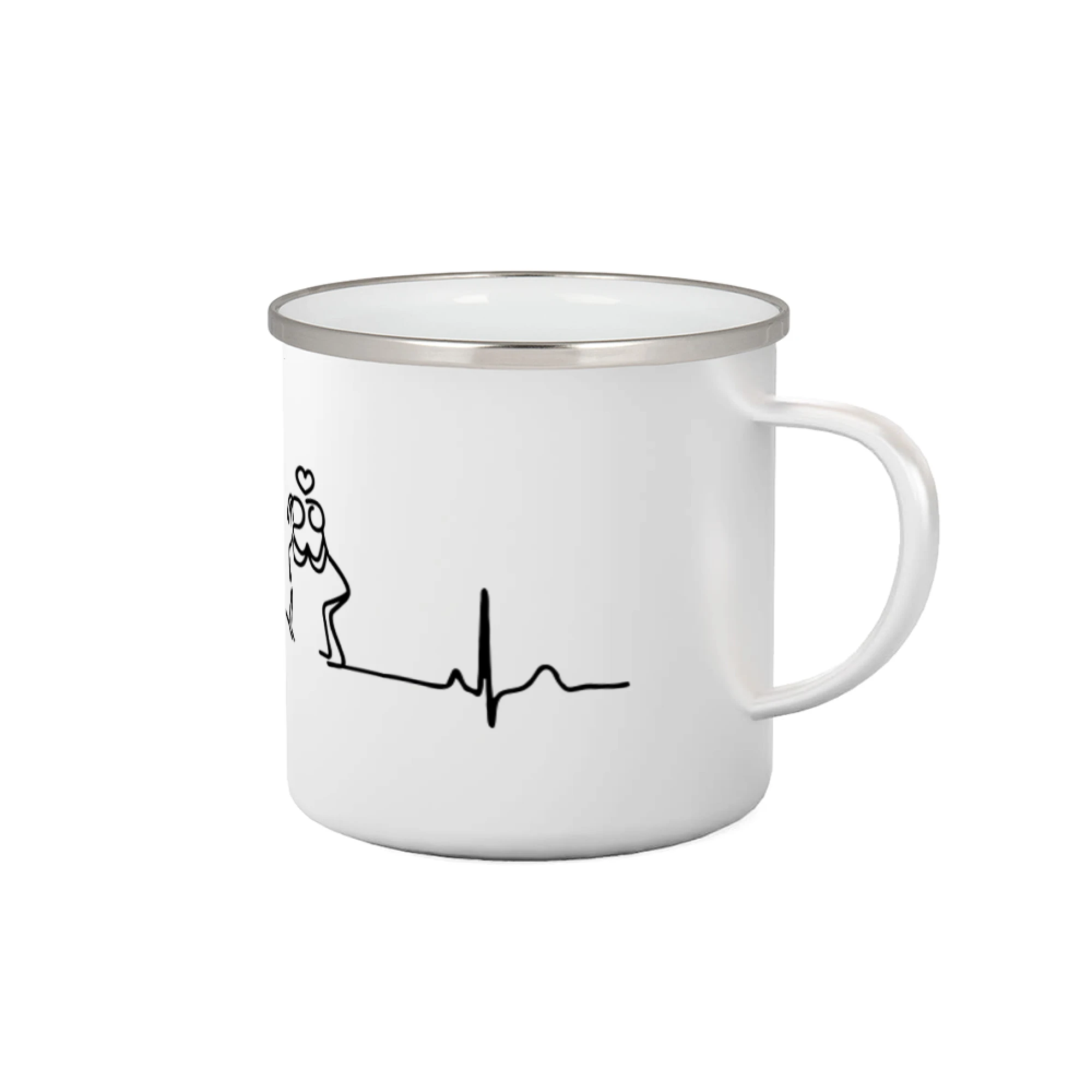 Tričká pre zamilovaných - EKG zamilovaný pár - Plecháčik