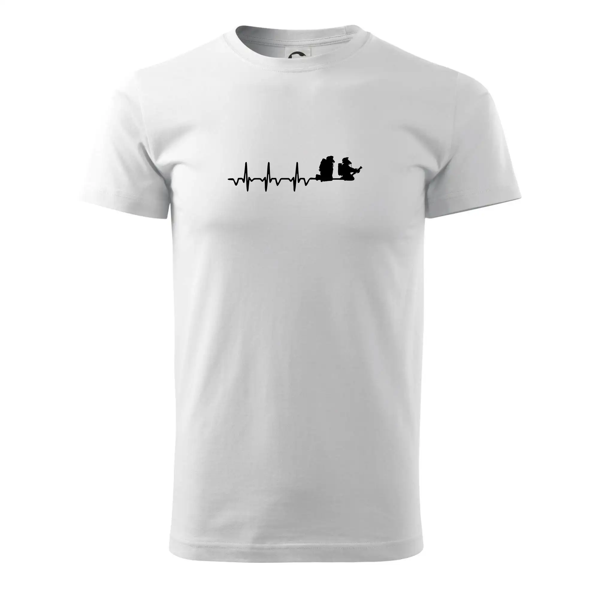Originálne tričká pre hasičov - EKG hasiči - Tričko extra veľké  (5-8XL)