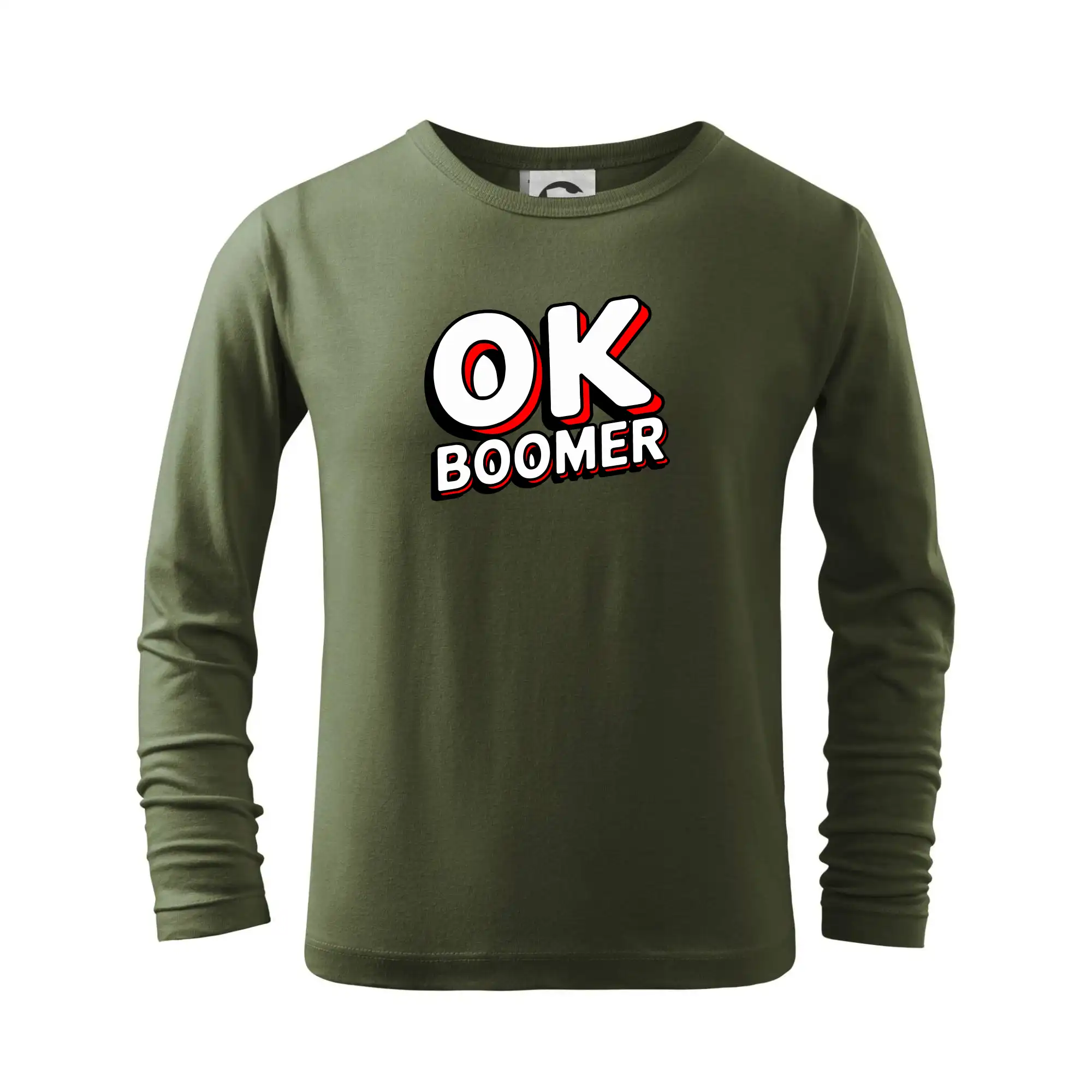 Tričká s motívmi ktoré frčia na internete - Baby Boomers - OK boomer - Tričko detské Long Sleeve