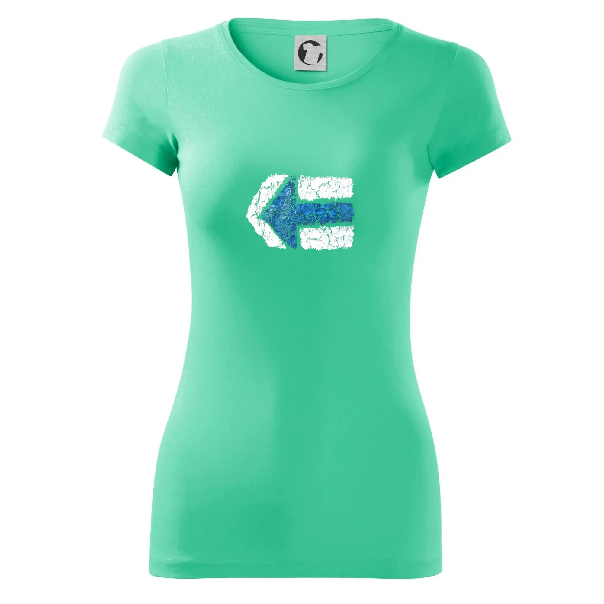 Trička na kempovanie - Párová turistická značka modrá - Dámske tričko Glance - Priliehavejší strih