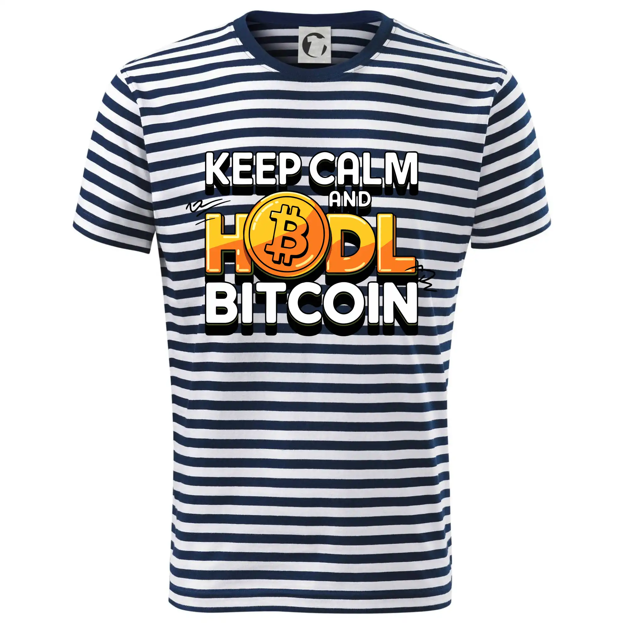 3D nápis Keep Calm and HODL Bitcoin - Dětské triko na vodu