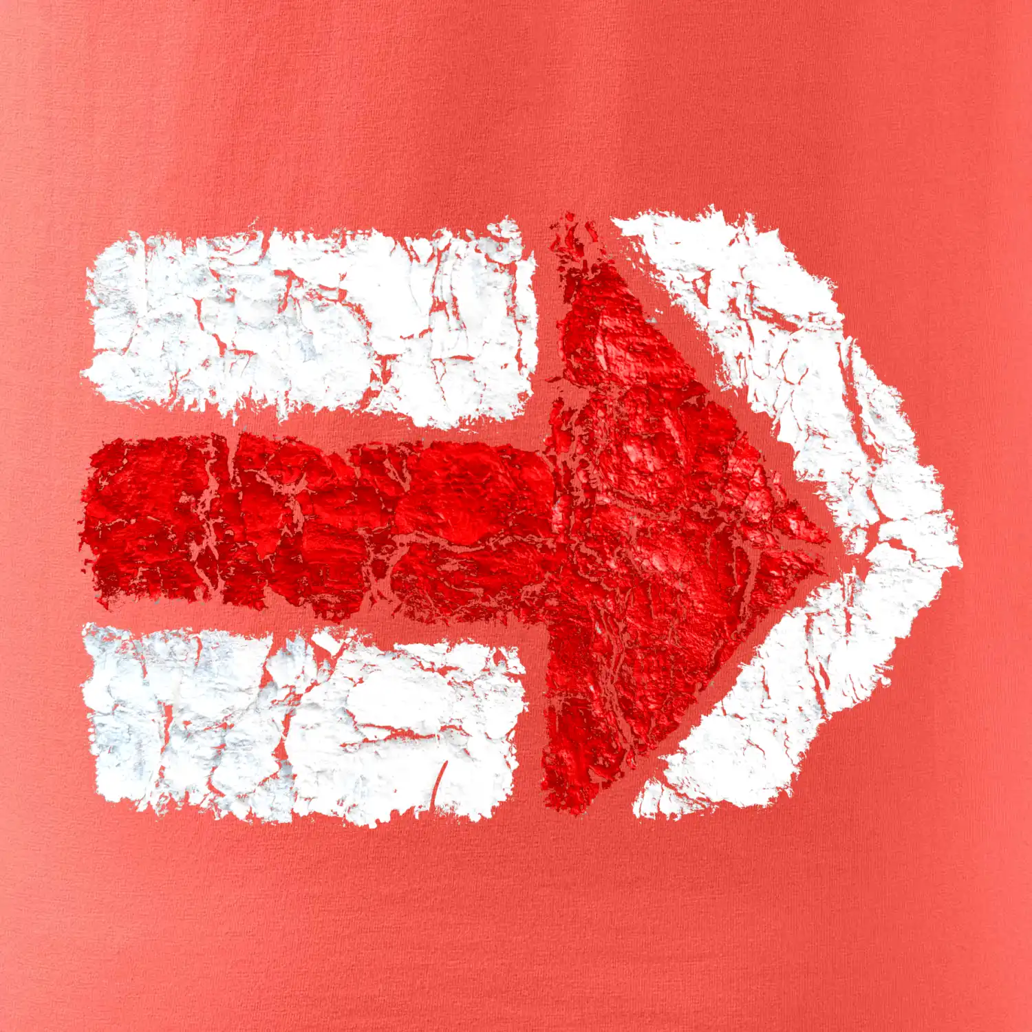 Párová turistická značka  červená