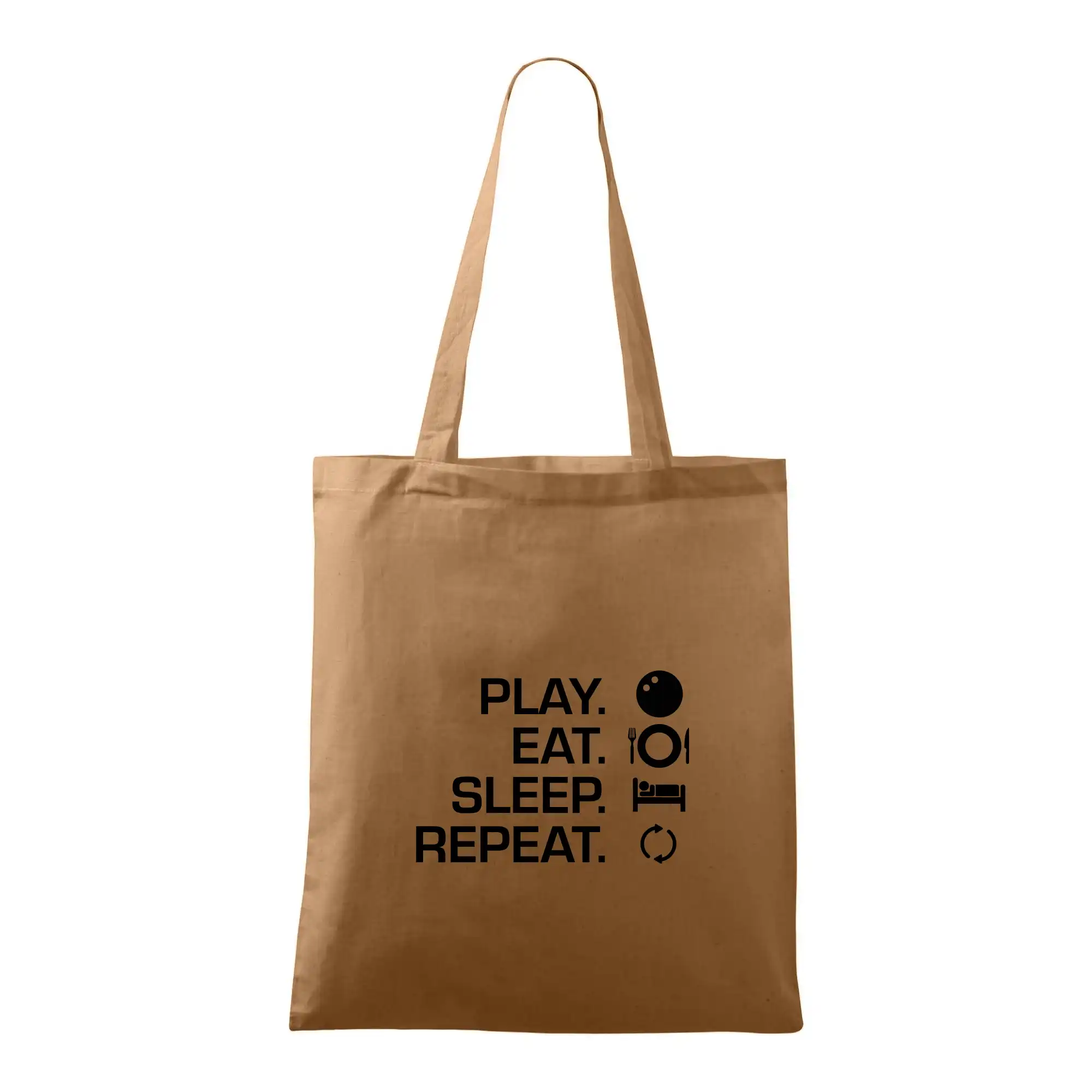 Tričká s motívom Squash - Play eat sleep squash - Taška bavlnená