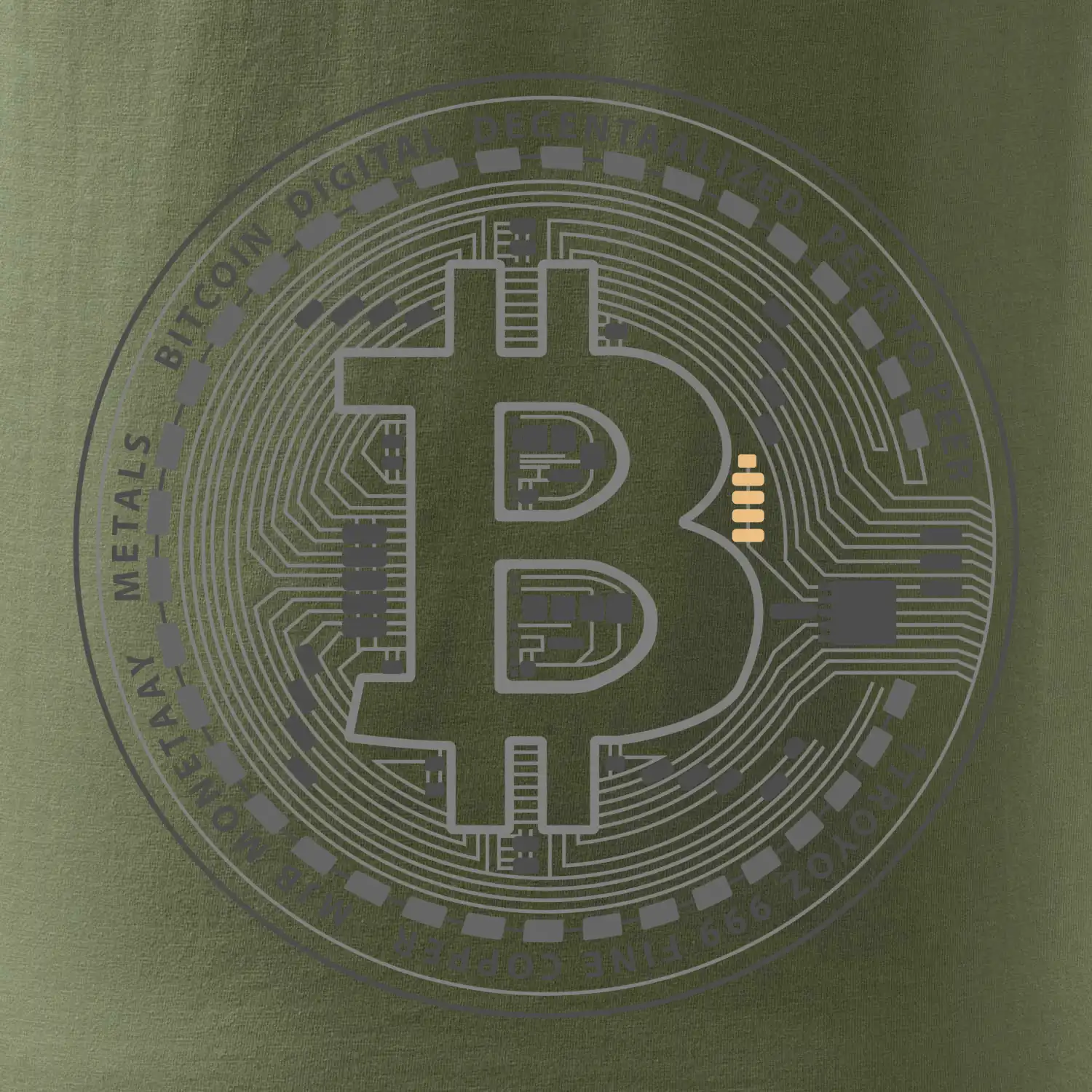 Bitcoin tištěný spoj