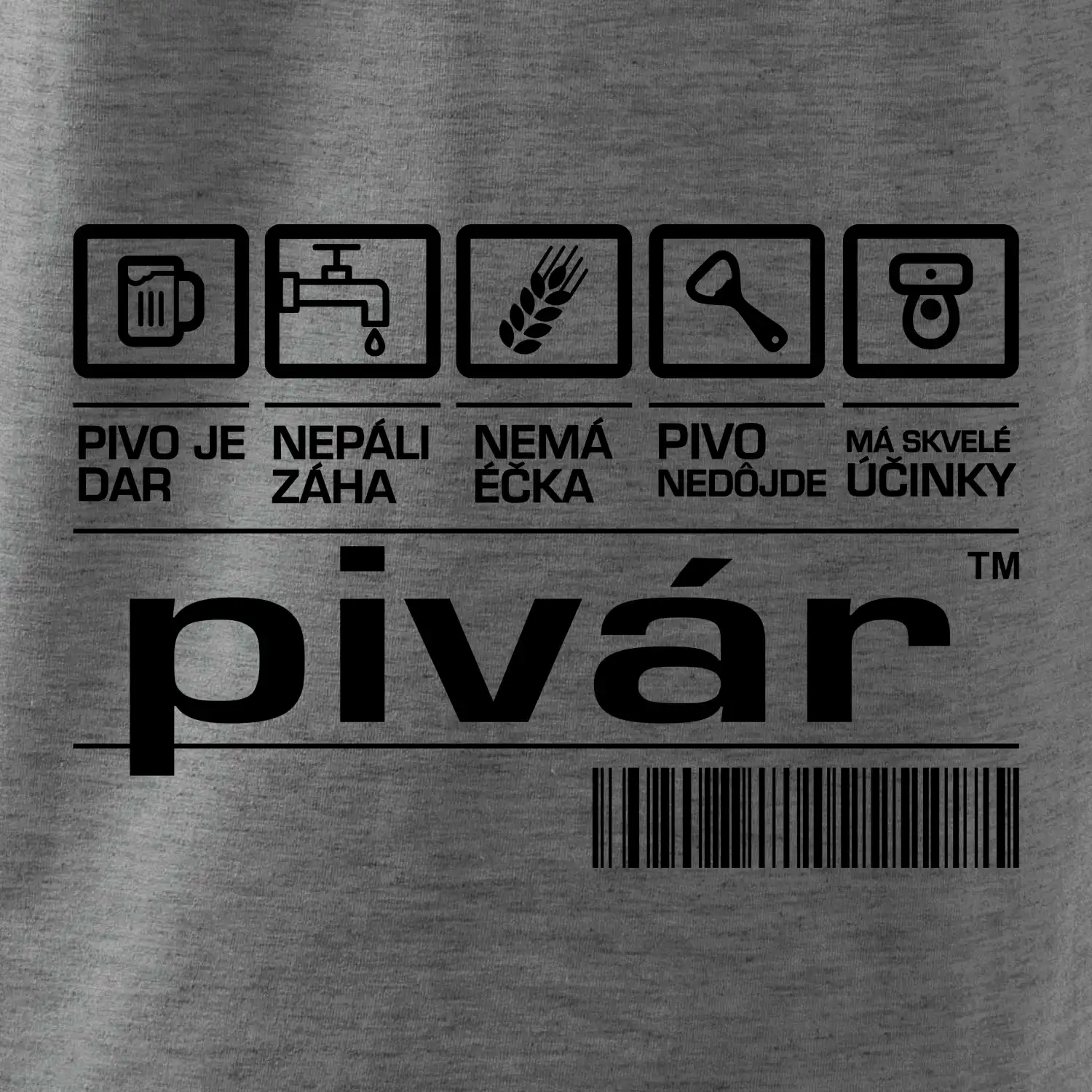 Čiarový kód - pivár