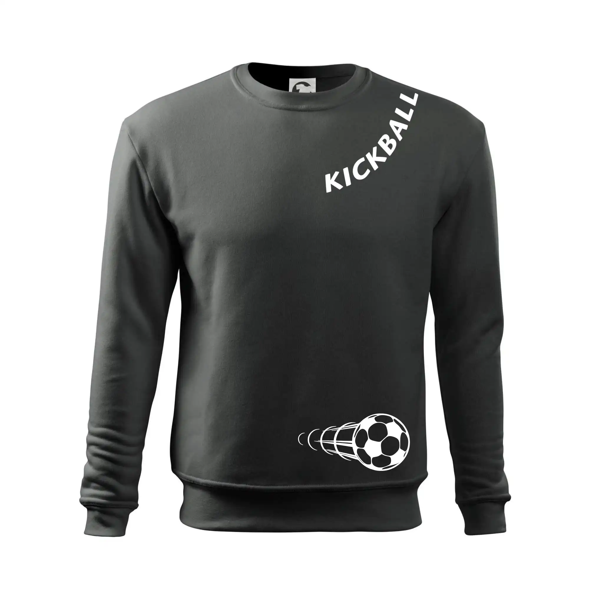 Kickball nápis šikmo