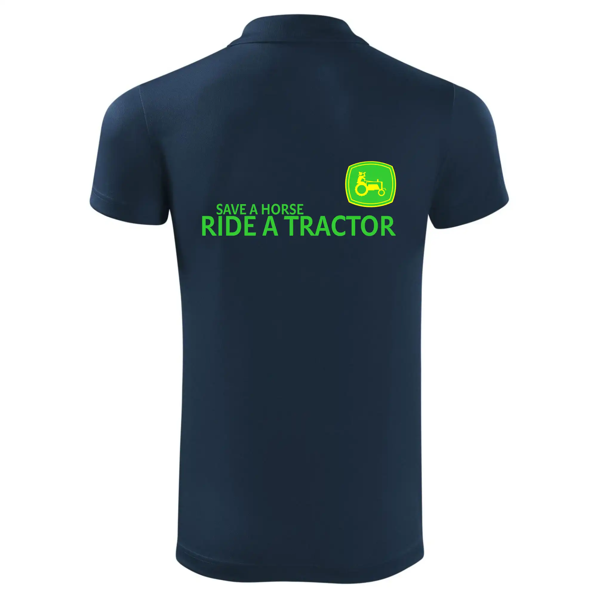 Save horse, ride tractor