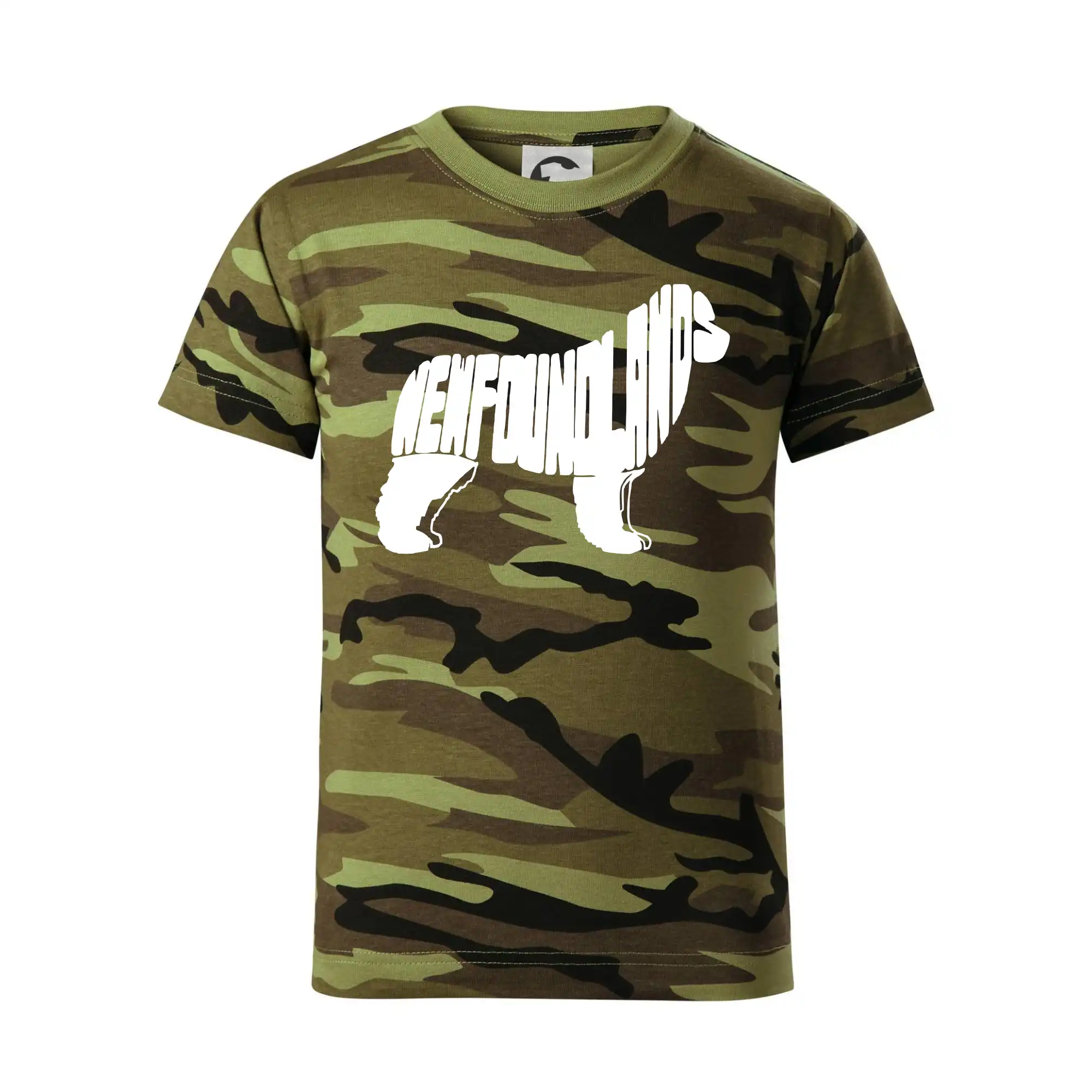 Novofundlandský pes - nápis v tělě