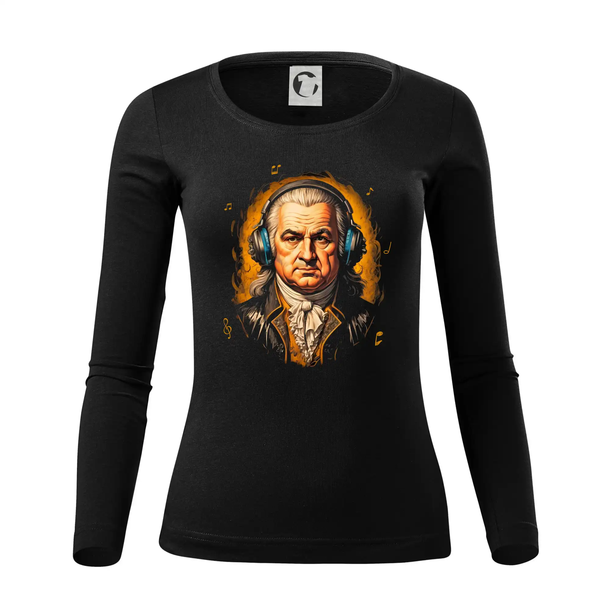 Bach DJ - Dámske tričko FIT-T LS - zužené