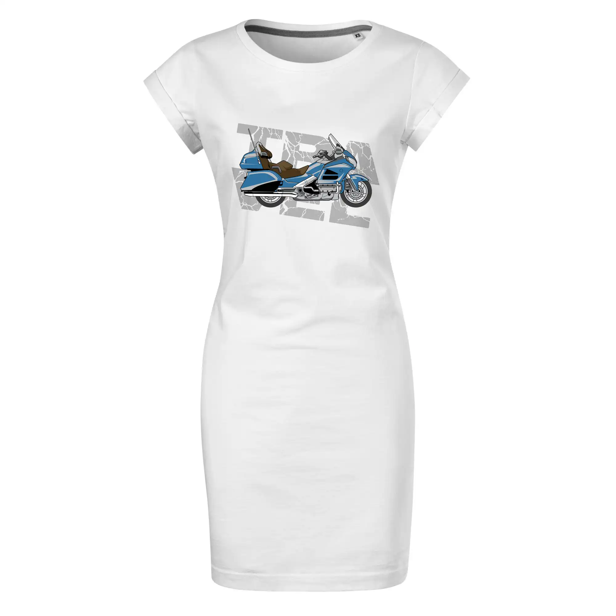 Cestovní motorka Amerika modrá