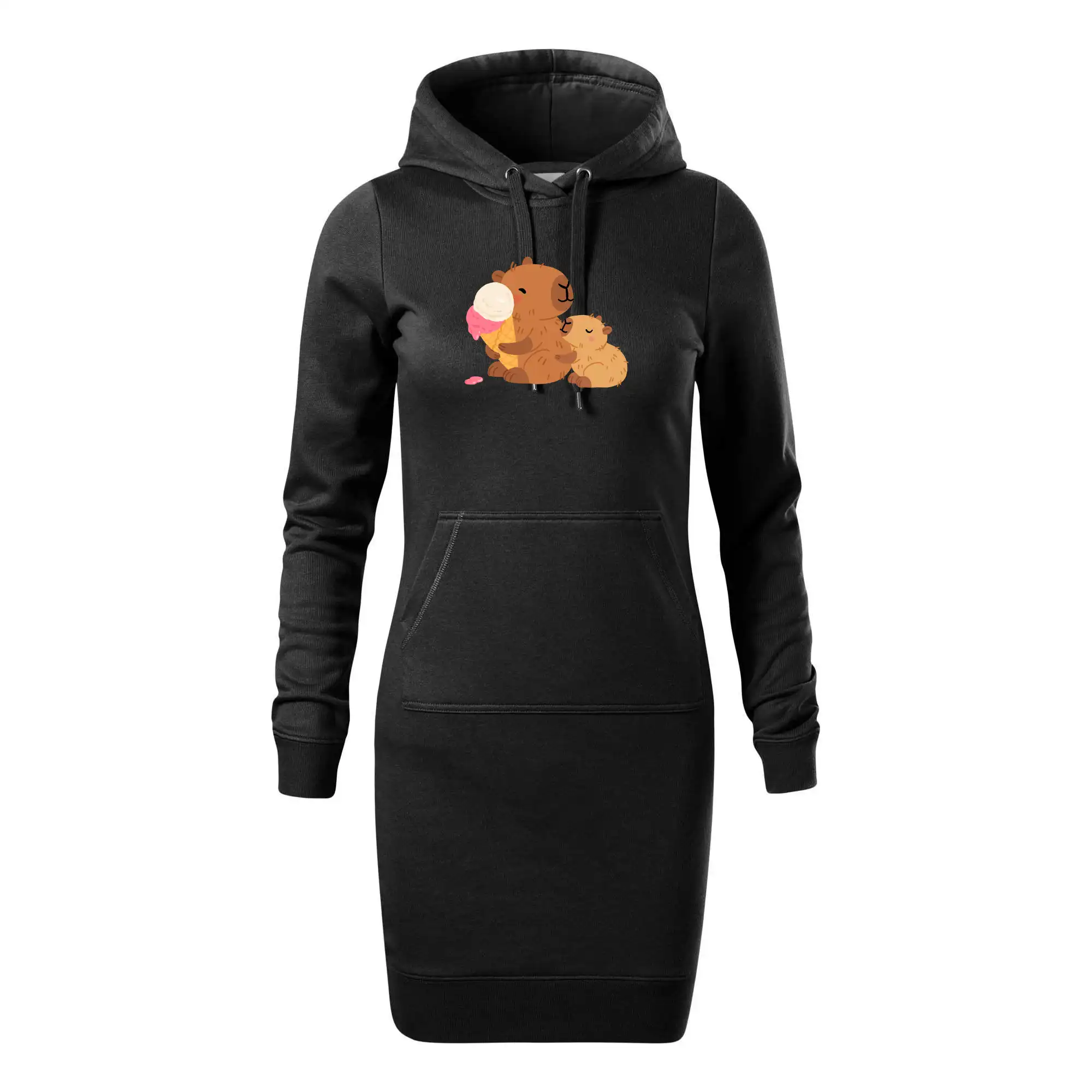 Kapybara se zmrzlinou