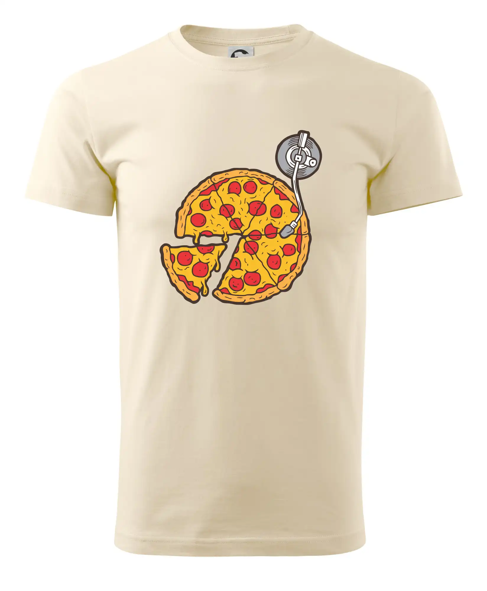 Pizza DJ - Pánske tričko nižšej gramáže