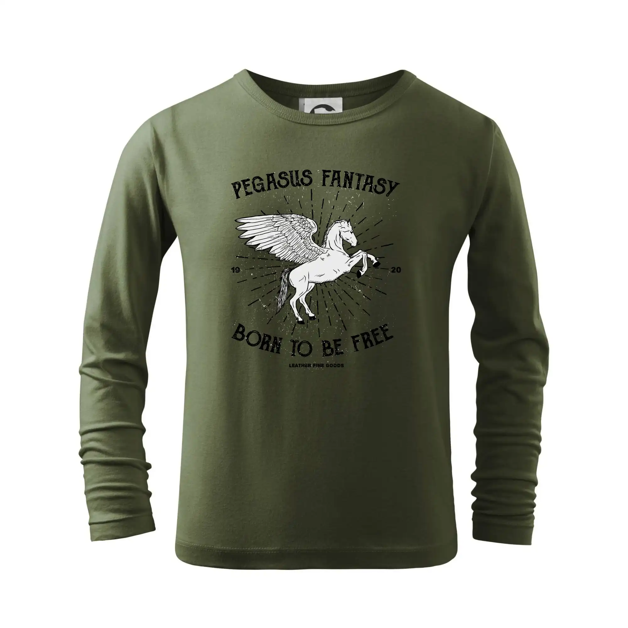 Tričká s koňmi - Pegasus fantasy - Tričko detské Long Sleeve