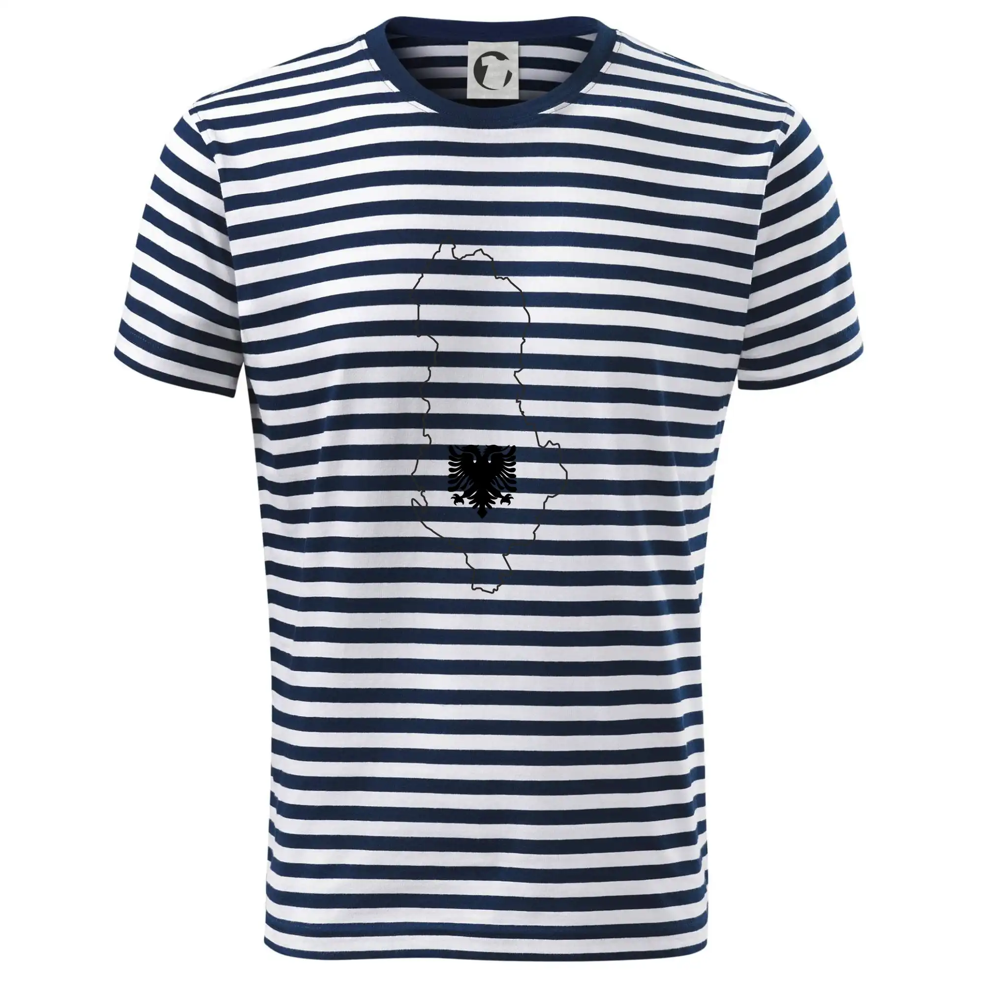 Ostatné mestá / miesta - Albánsko obrys mapa - Tričko na vodu