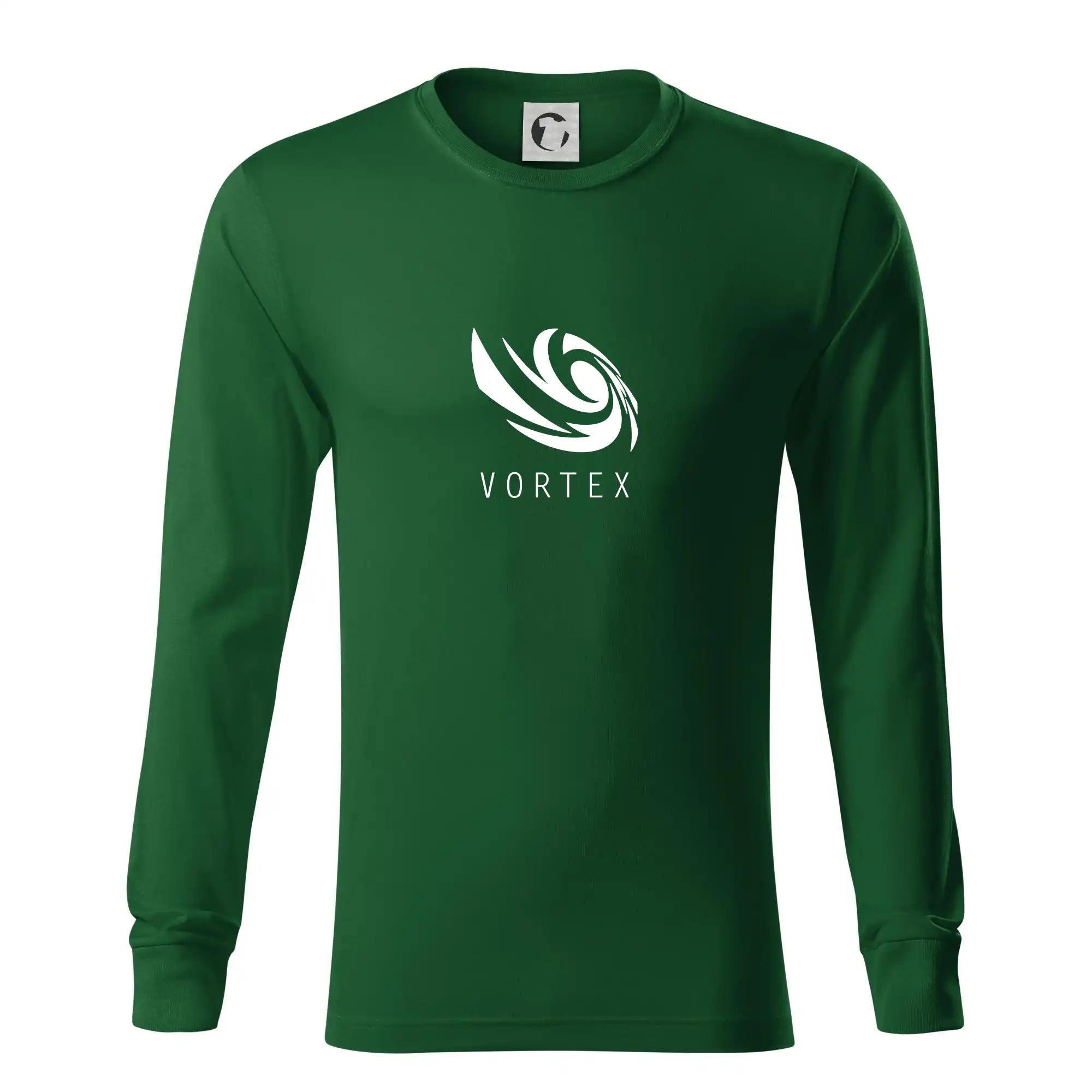 Tričká, mikiny a šiltovky pre Youtubery - Vortex logo jednofarebné - Tričko s dlhým rukávom LS R05