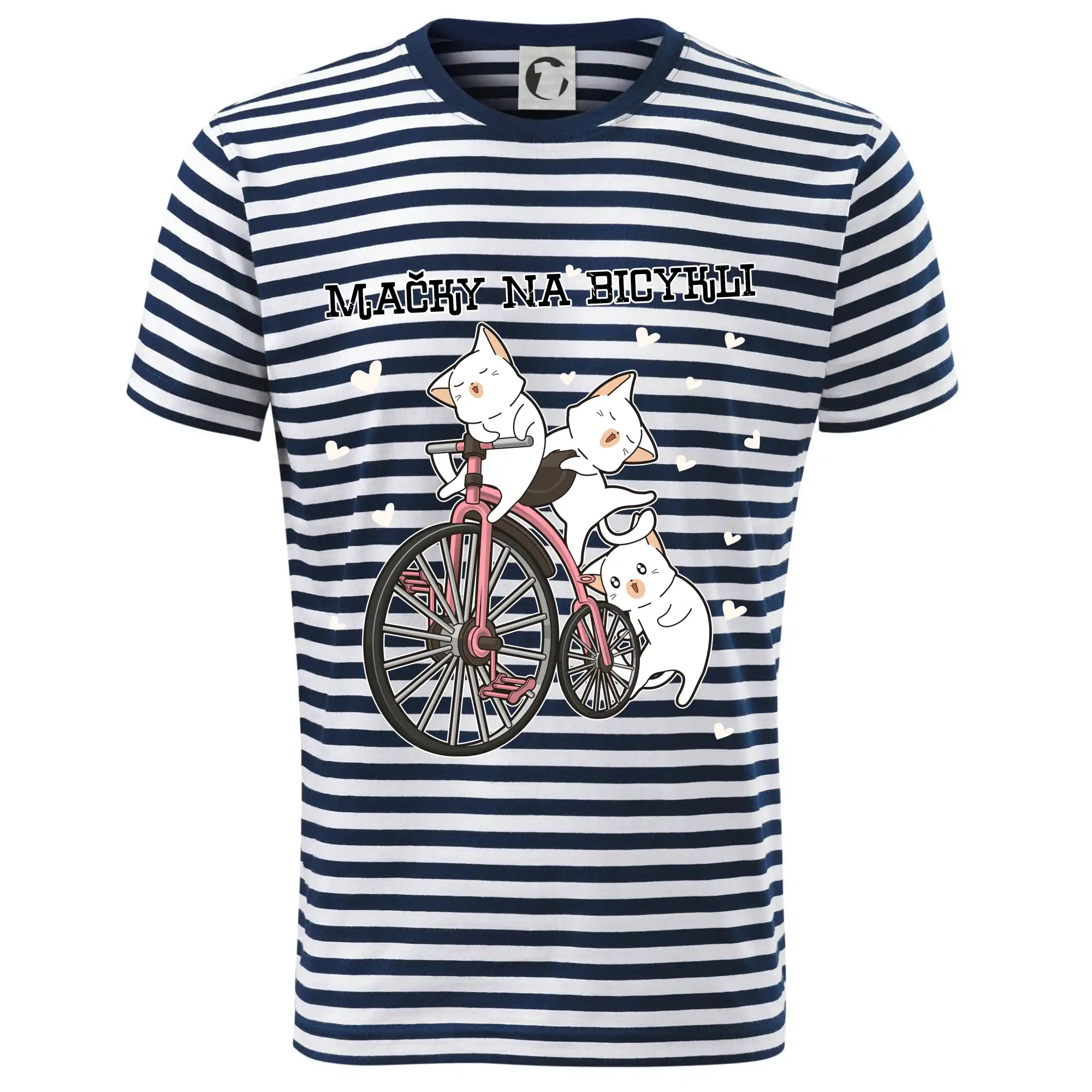 Tričko ako darček pre cyklistu - Mačky na bicykli - Dětské triko na vodu