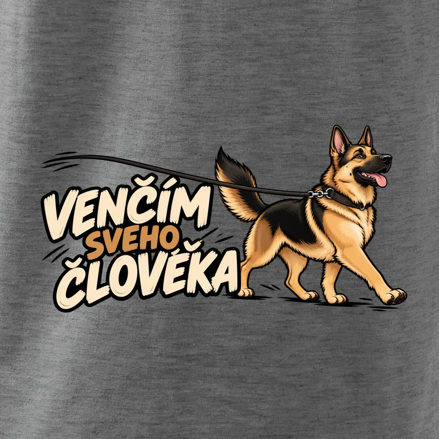 Venčím svého člověka - německý ovčák