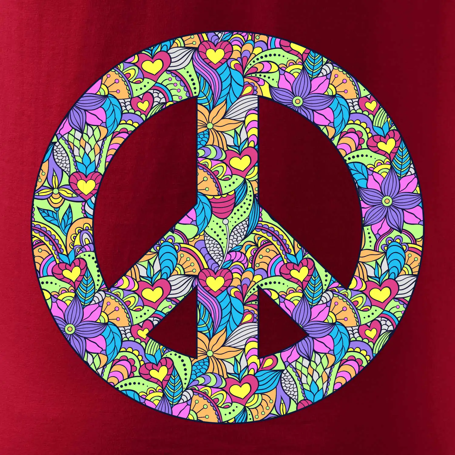 Peace symbol mandela