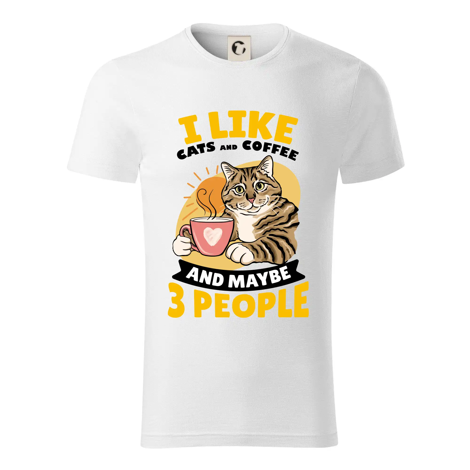 I like cats and coffee and maybe 3 people