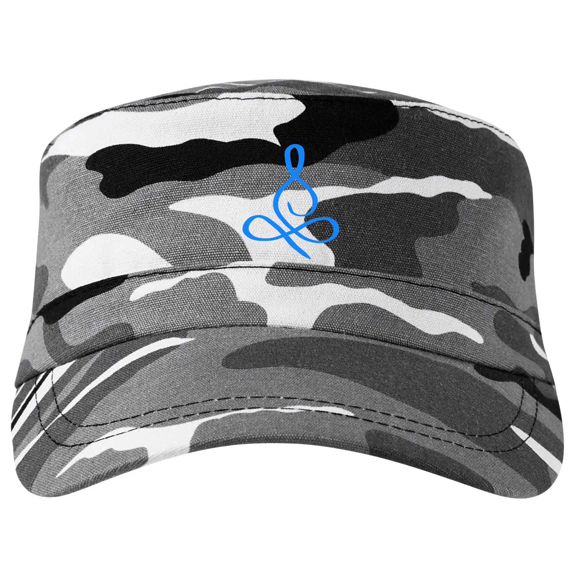 Tričká na jógu - Yoga - lotus modrý (Moňas) - Šiltovka CAMO