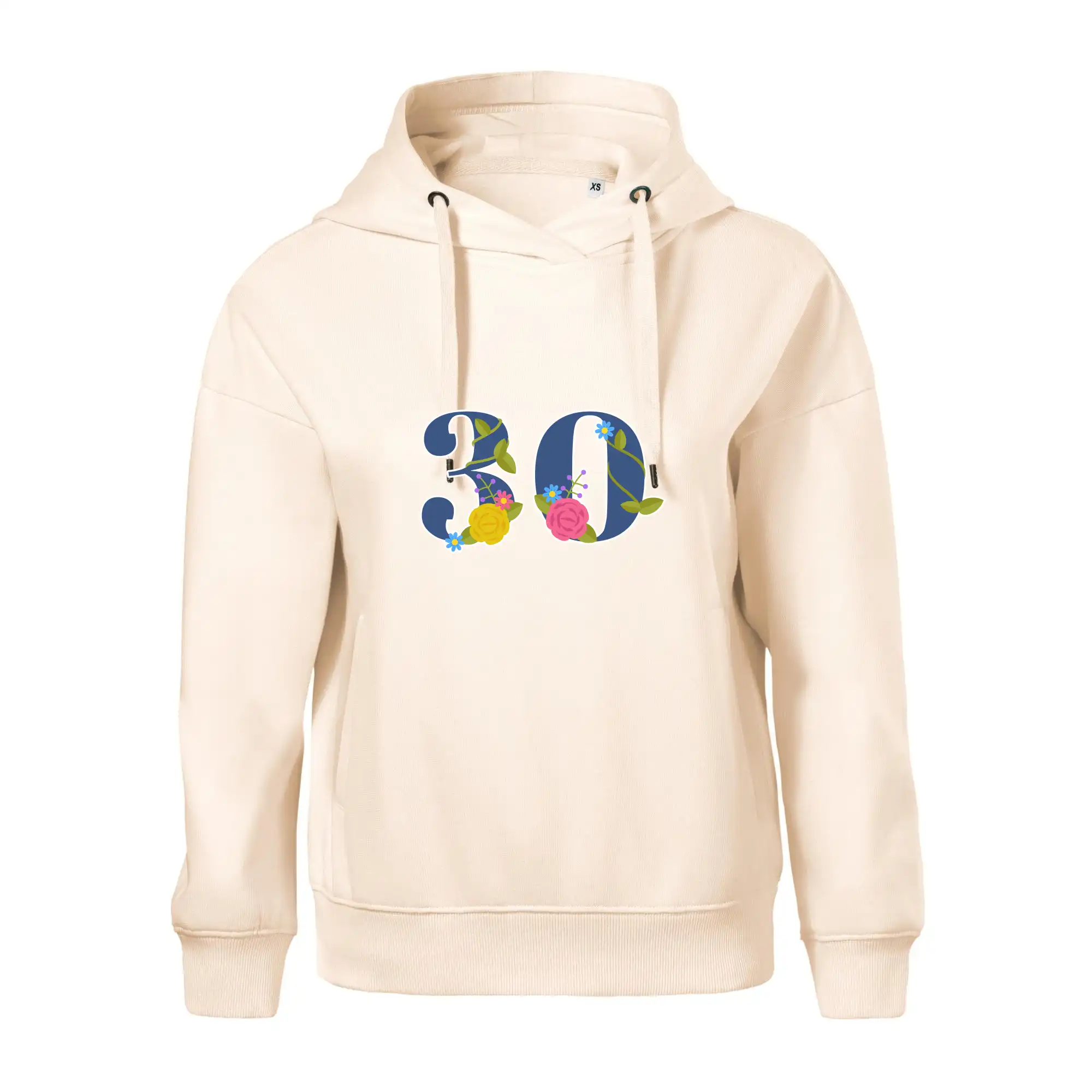 Květinové číslo kreslené - 30