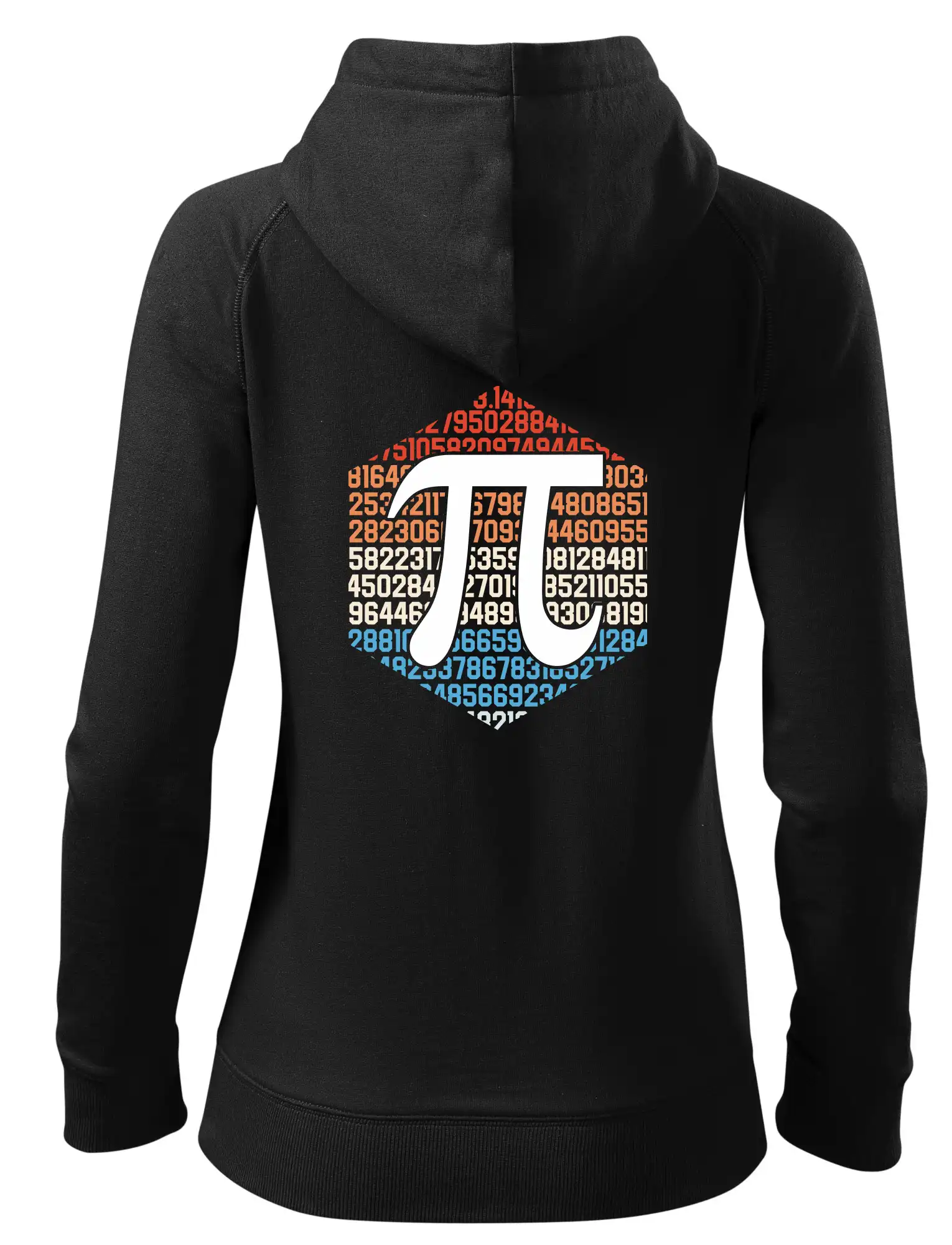 Pí s barevným pozadím