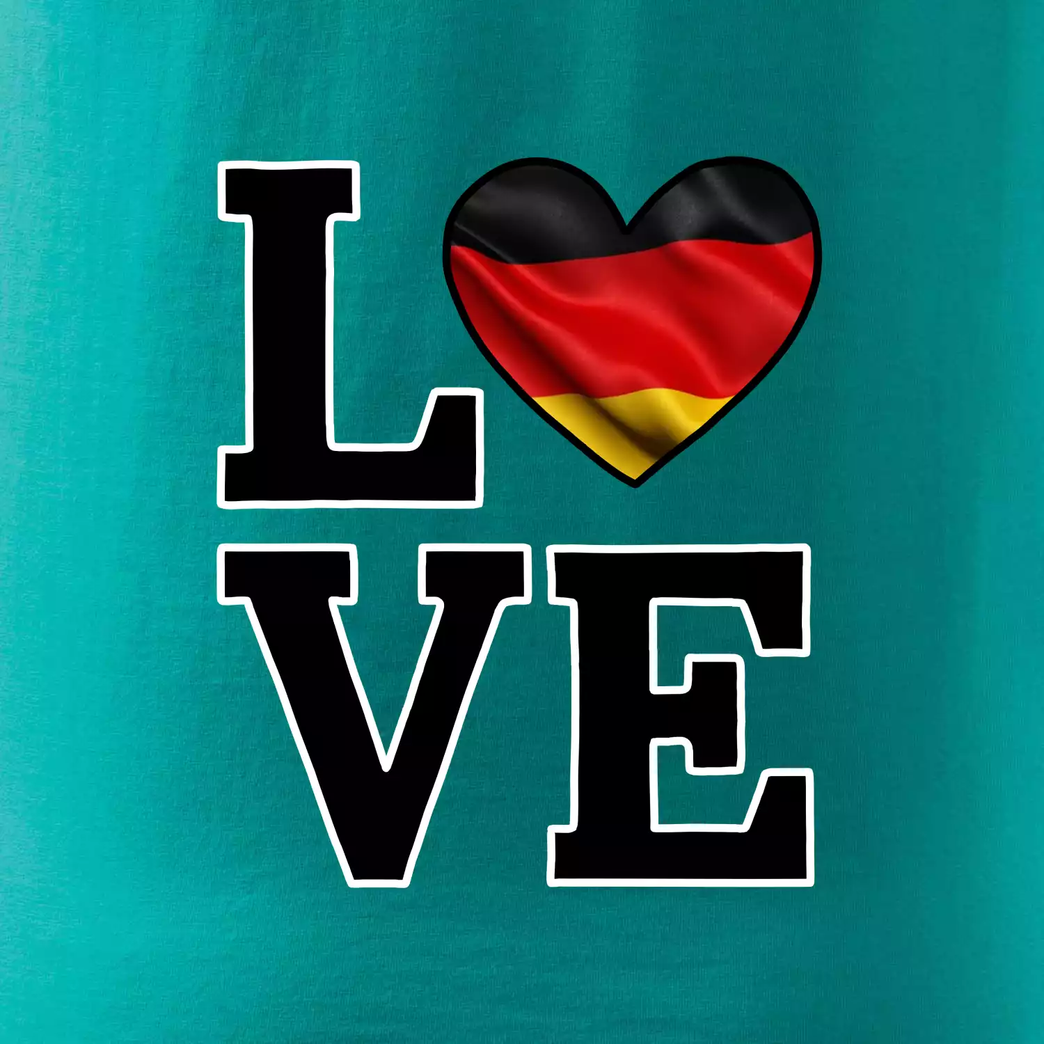 Love Německá vlajka