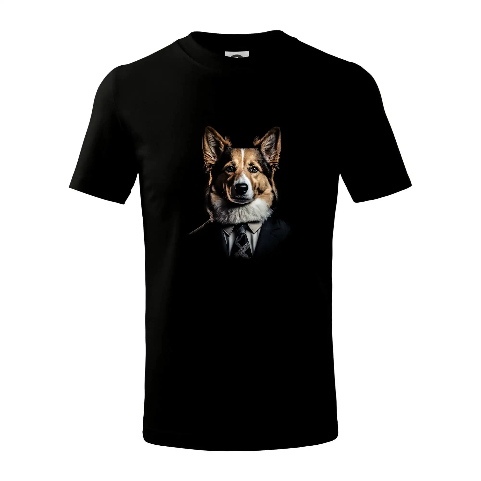 Ostatné psie plemená - Corgi v obleku - Tričko detské bavlnené