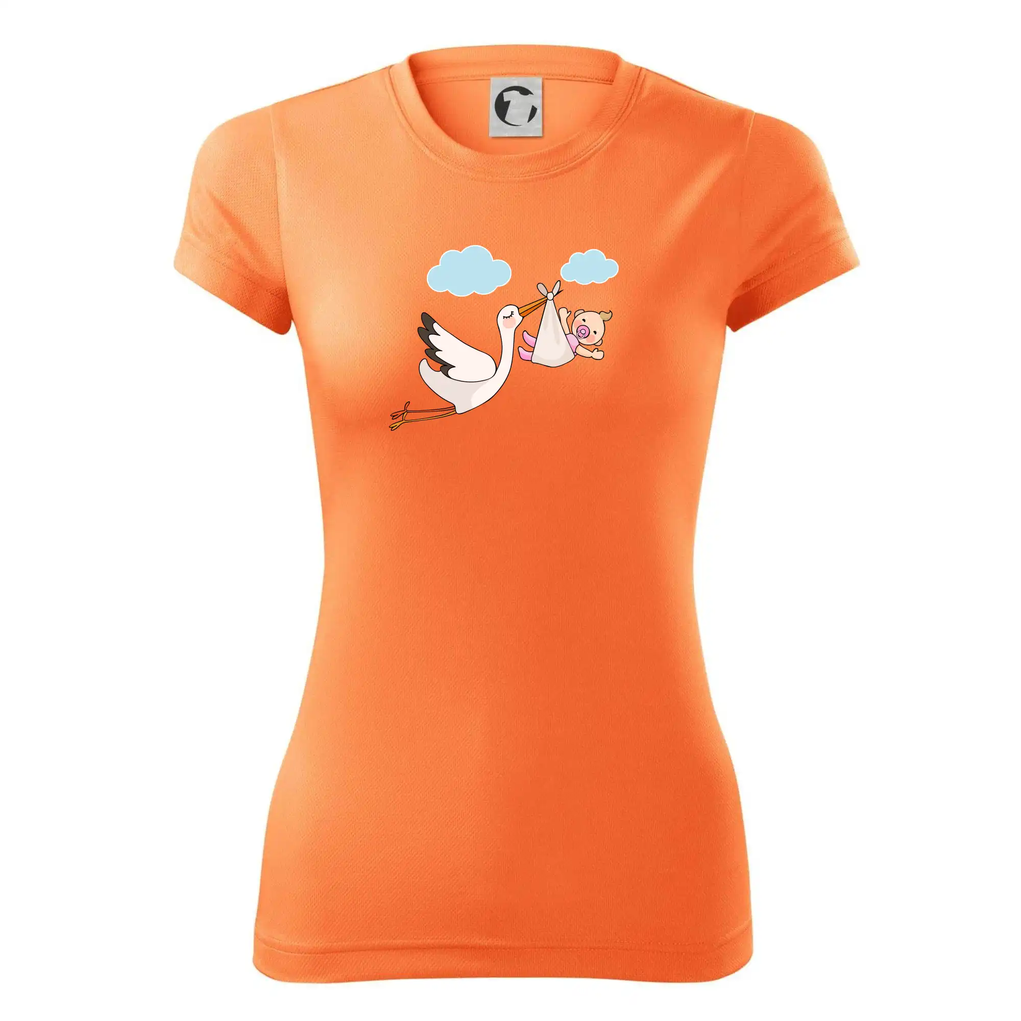 Čáp čekáme miminko - holka