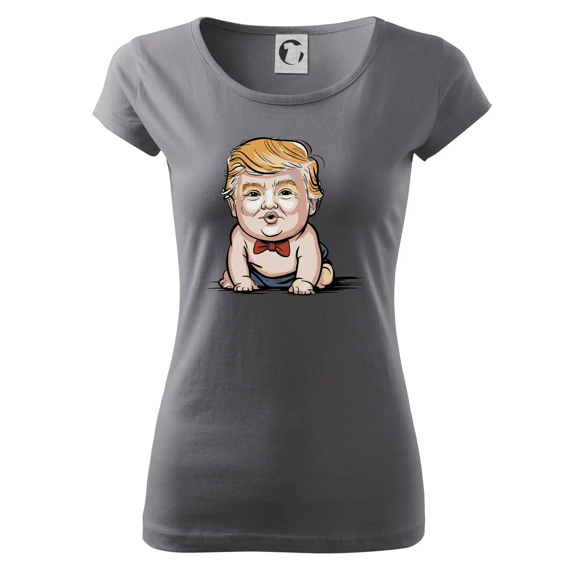 Politické tričká - Baby trump - Dámske tričko Pure