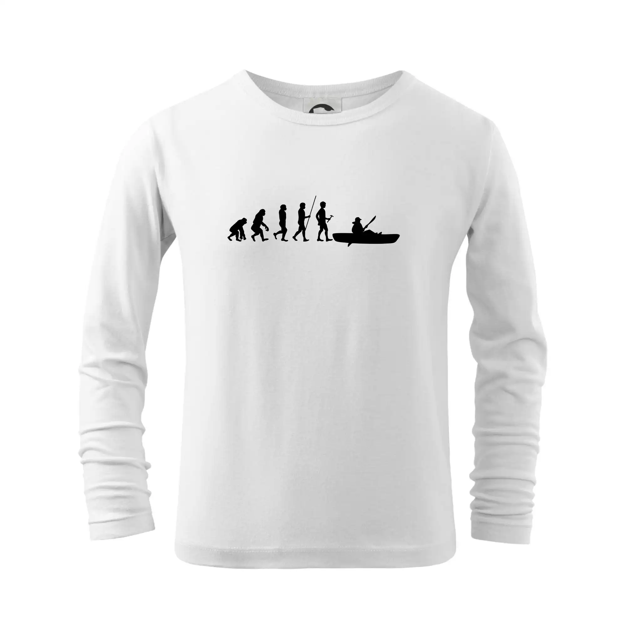 Vodácke tričká - Evoluce kanoe krátká - Tričko detské Long Sleeve