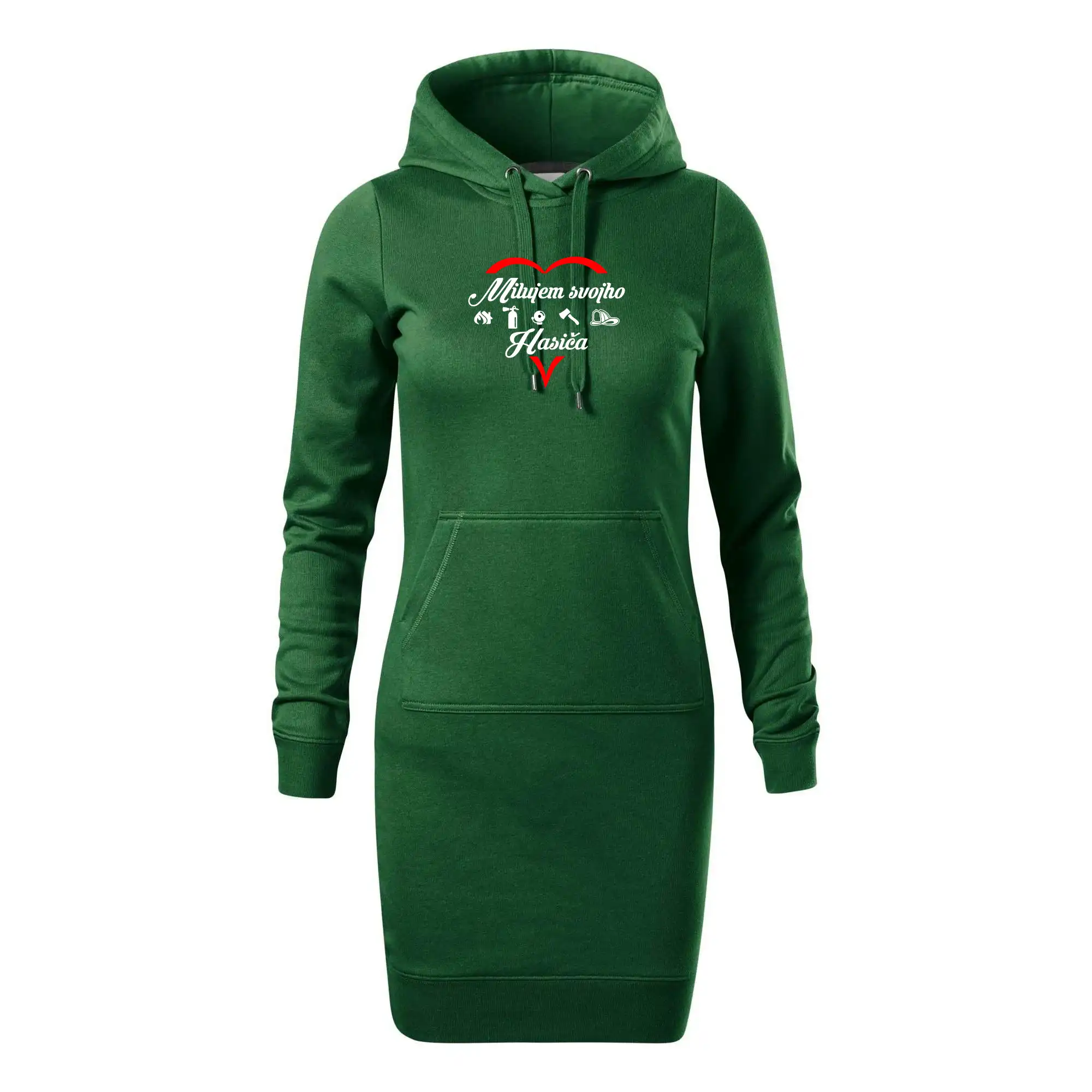 Originálne tričká pre hasičov - Milujem svojho hasiča - Dámska mikina dlhá Snap