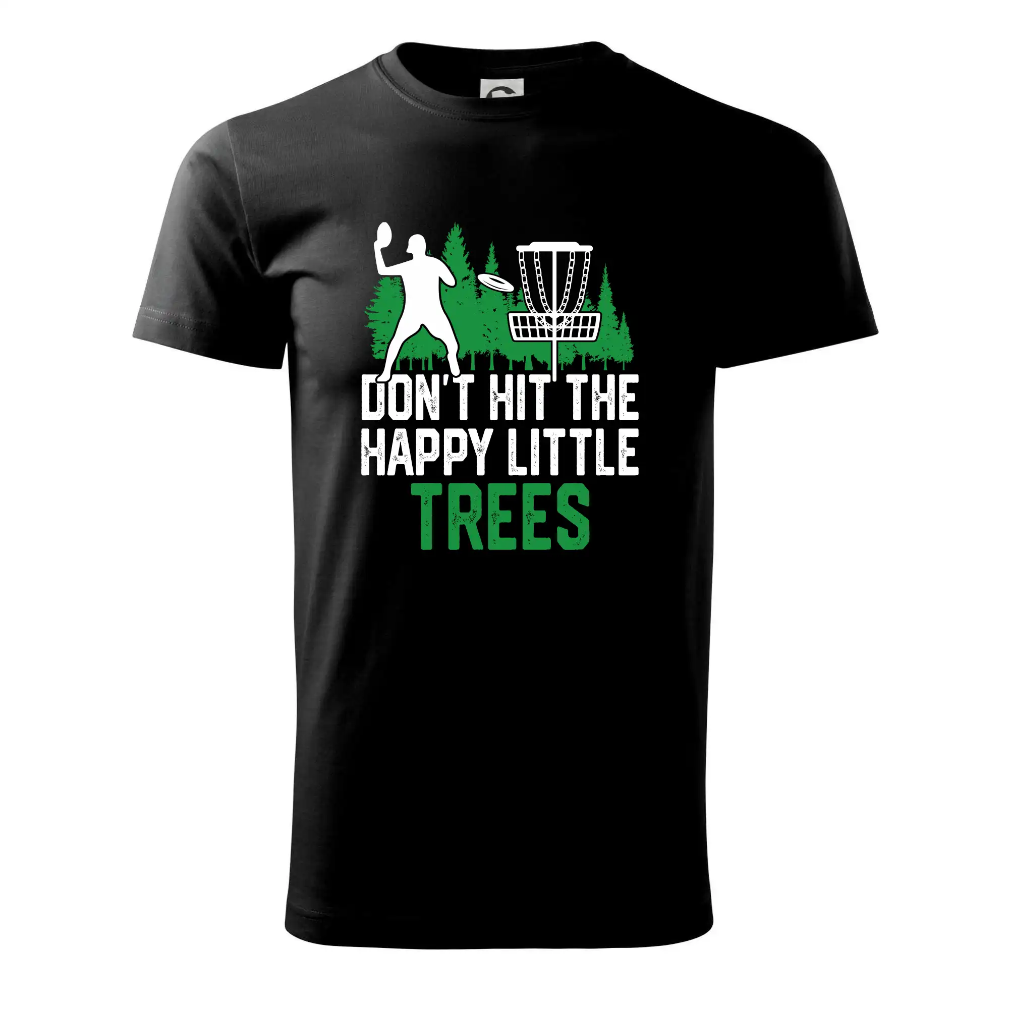 Disc golf happy little trees - Pánske tričko nižšej gramáže