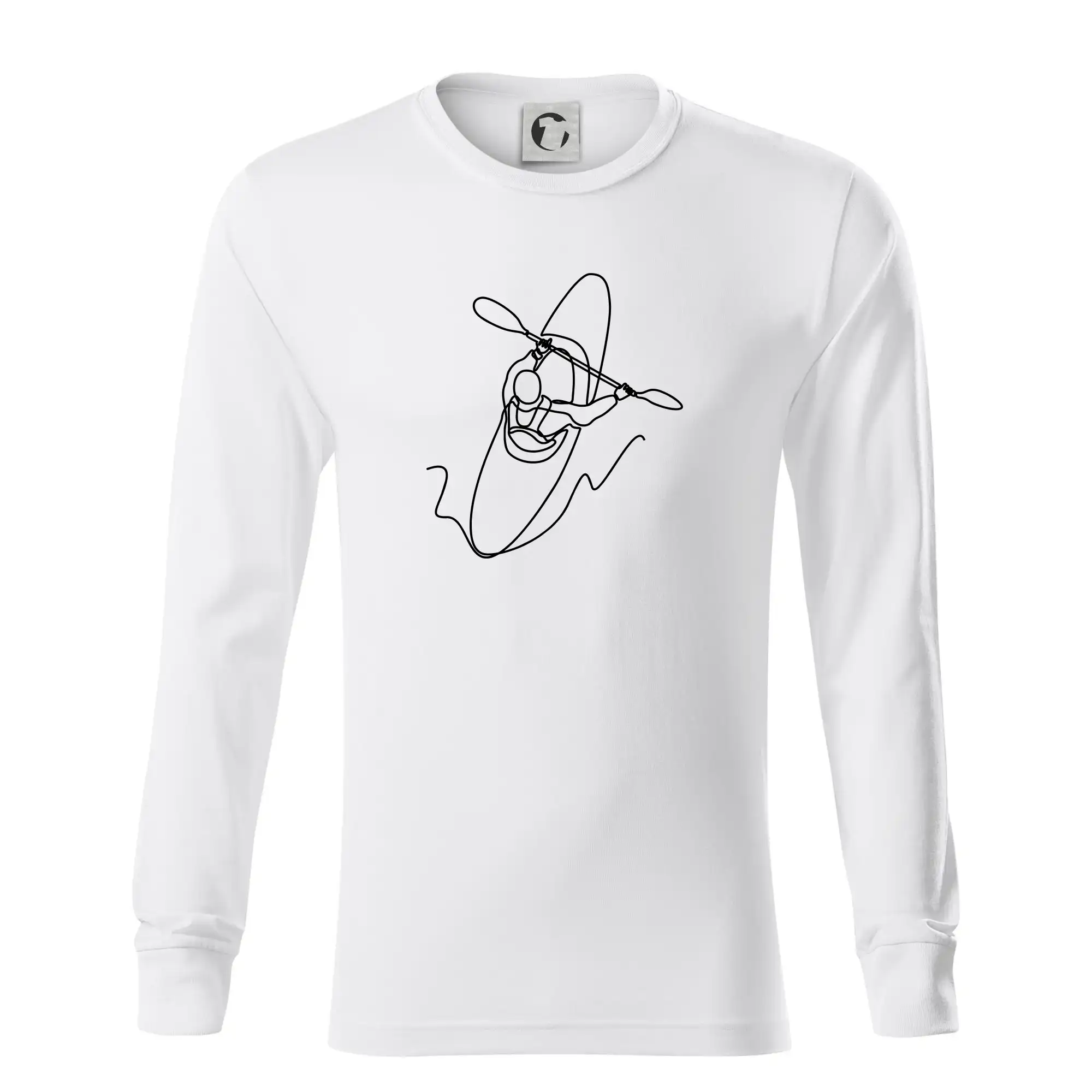 Kajak  ze shora jedním tahem