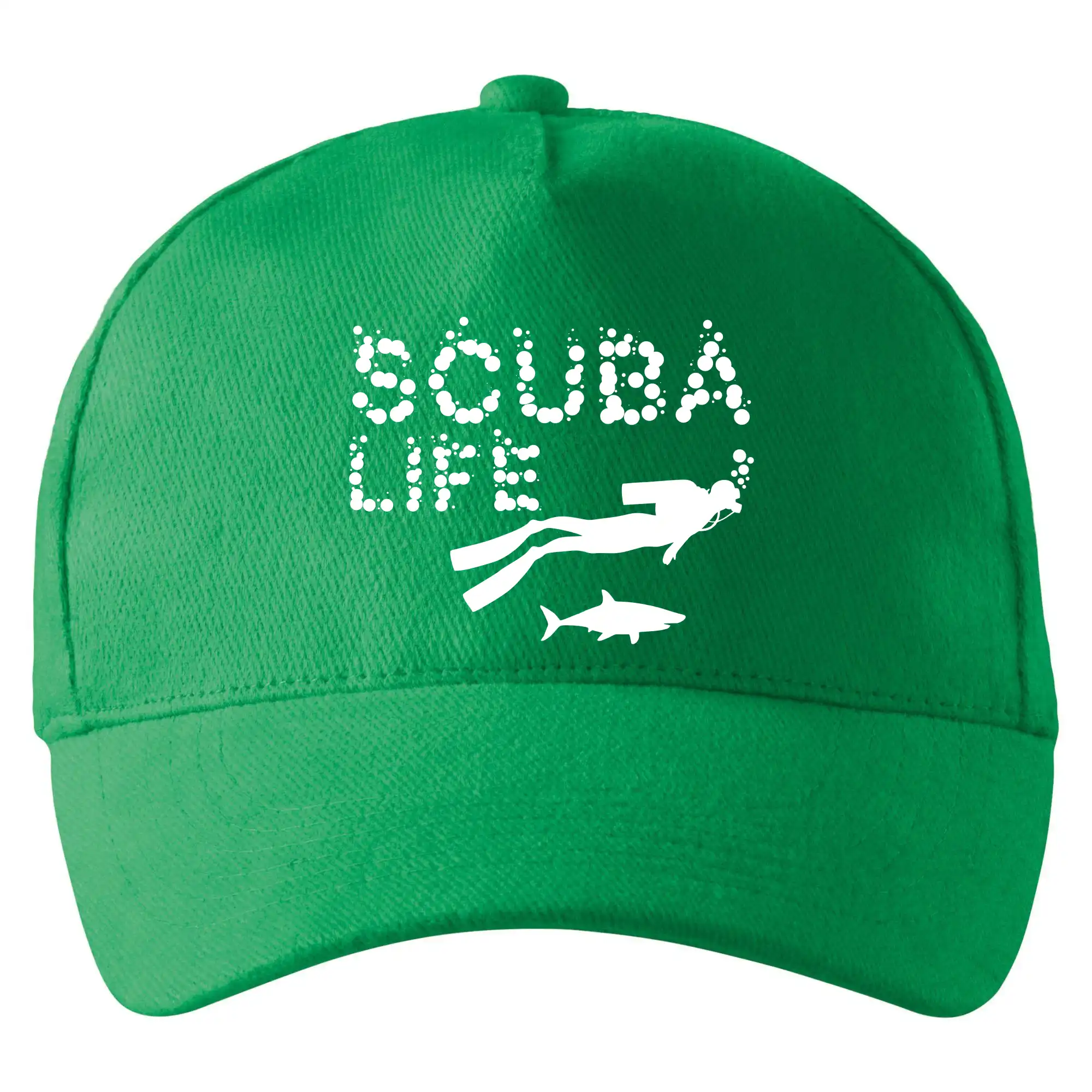 Potápačské tričká - Scuba life - Šiltovka so zahnutým šiltom a mosaznou sponou