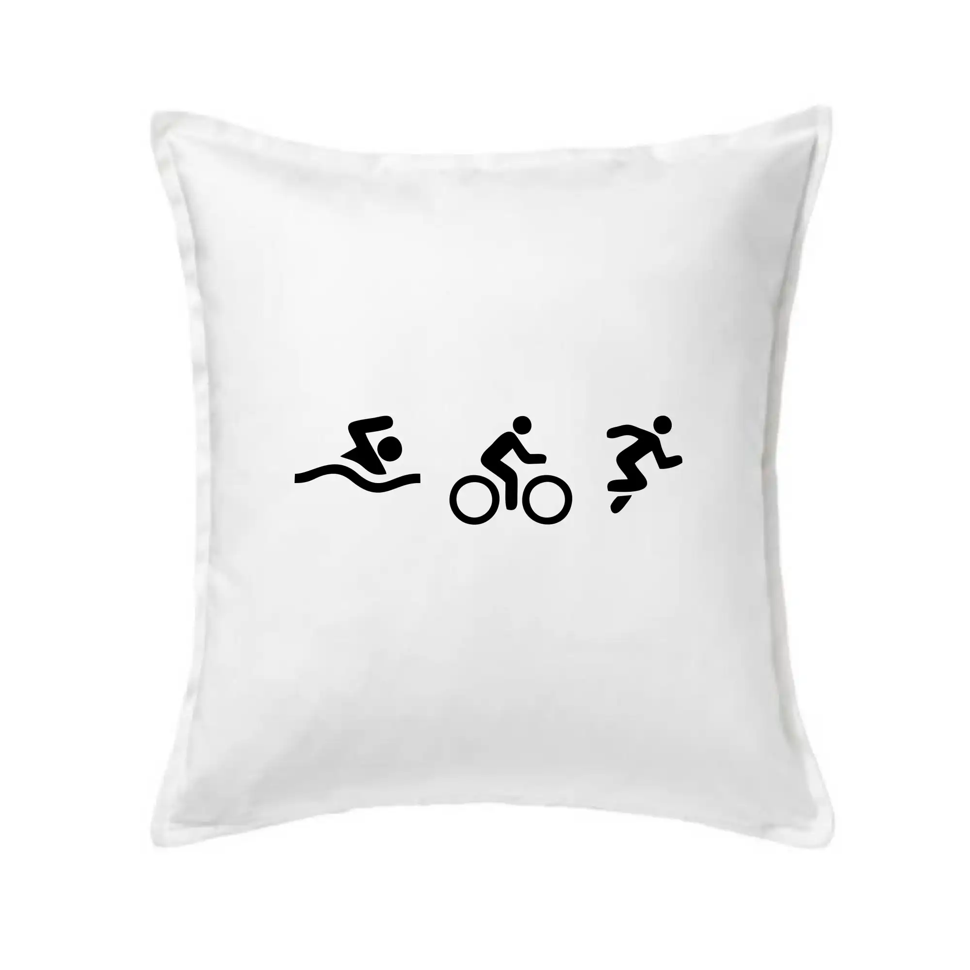 Tričko ako darček pre cyklistu - Triathlon postavy - Vankúš 50x50