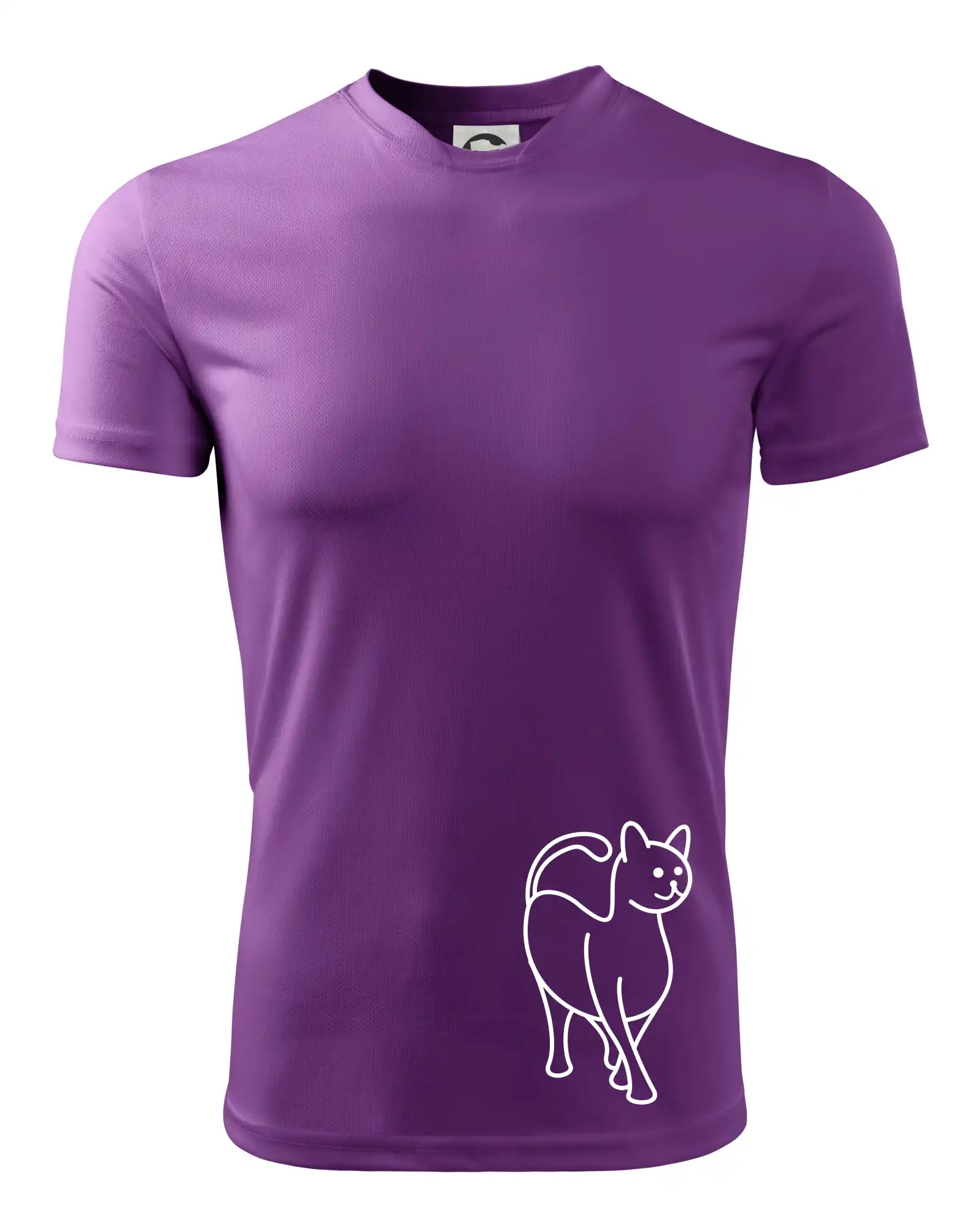 Vtipná tričká s mačkou - Ladná mačka - Pánske tričko Fantasy športové