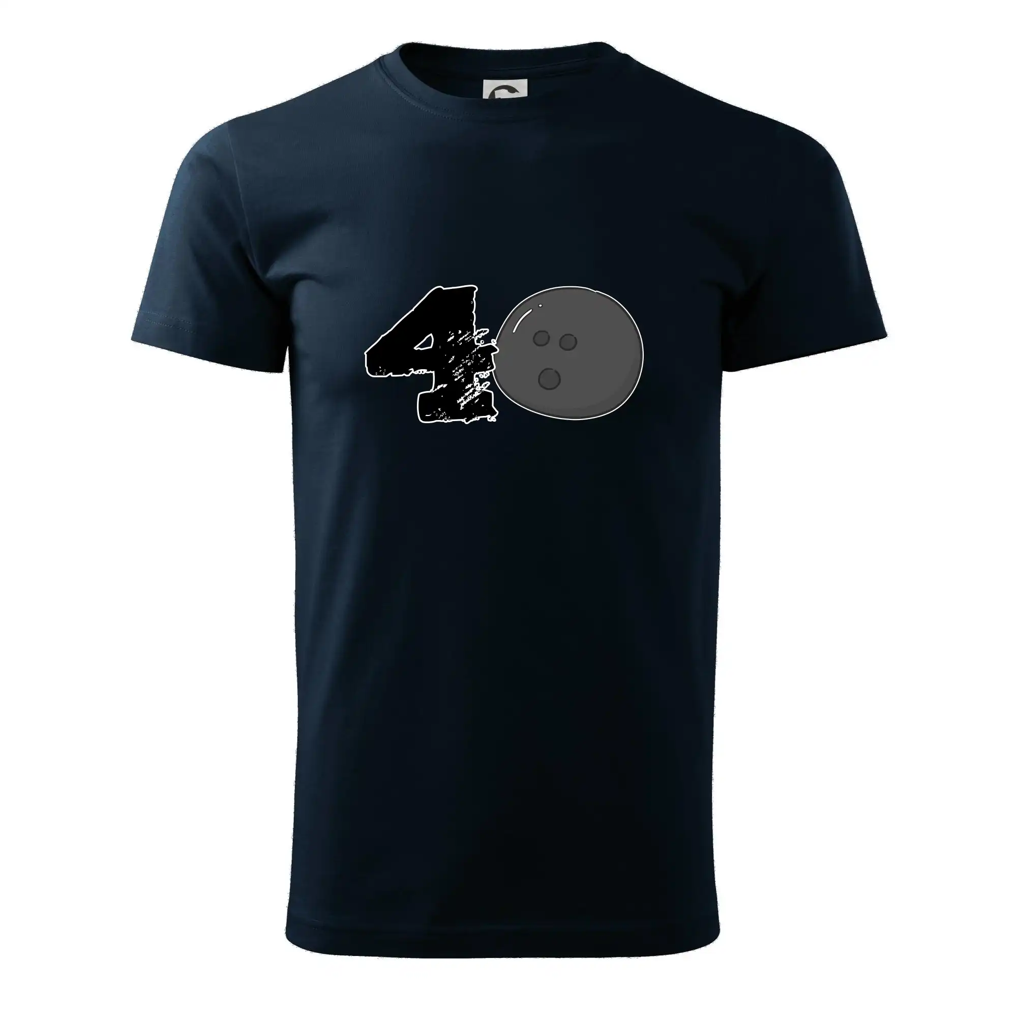 Tričká Bowling - Bowling okrúhle narodeniny 40 - Tričko extra veľké  (5-8XL)