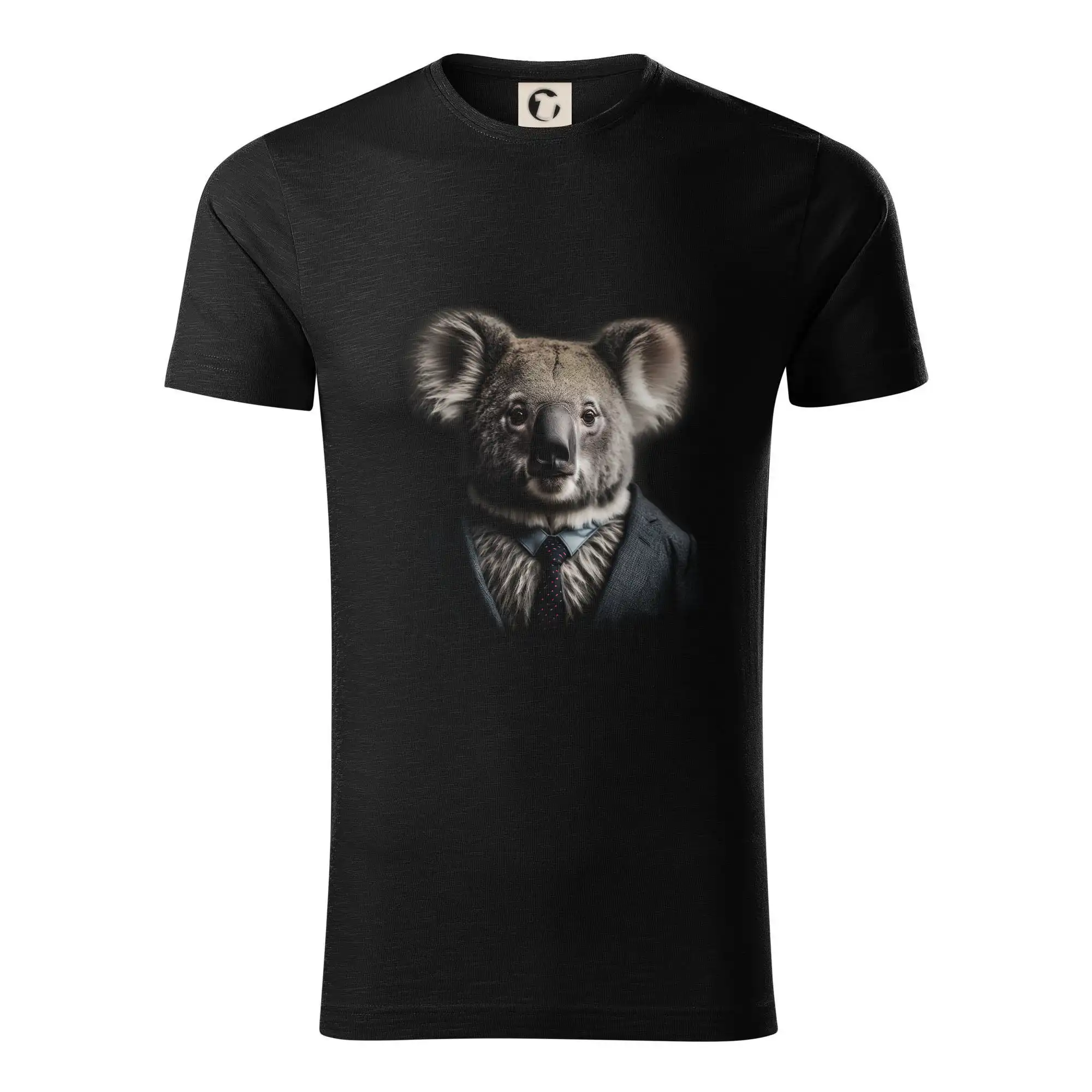 Tričká so zvieratami - Koala v obleku - Tričko z organickej bavlny