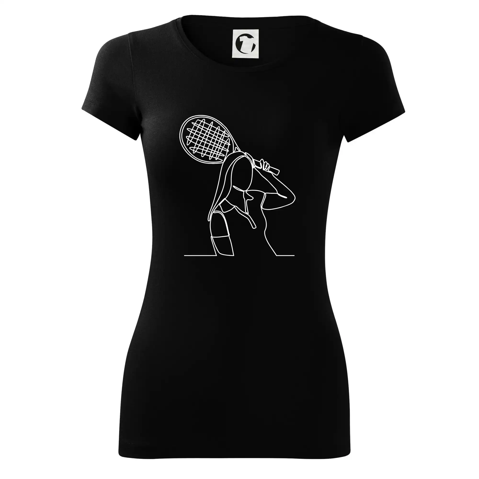 Tenistka  jednim tahem