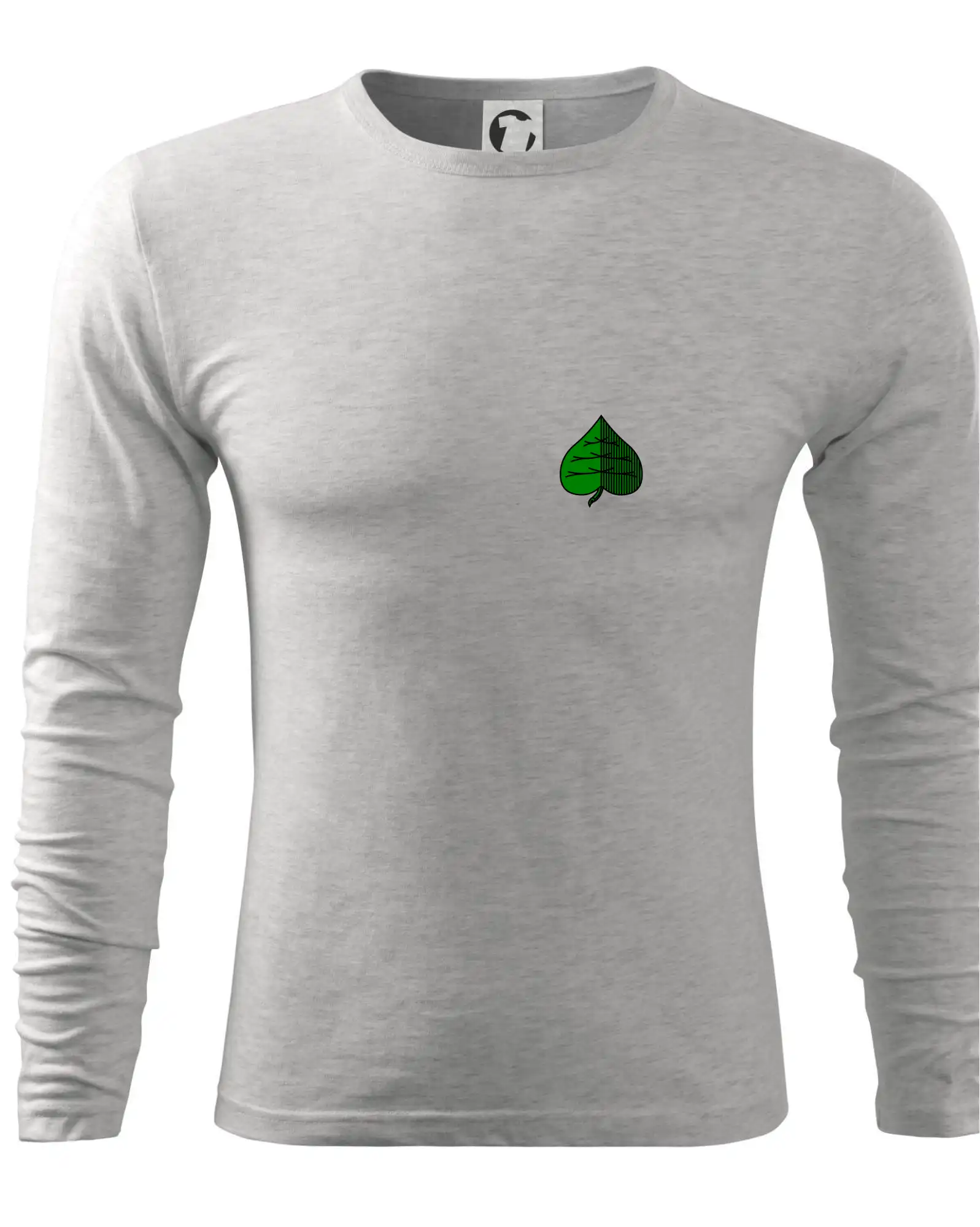 Tričká a mikiny so spoločenskými hrami  - Prší - Zelený - Tričko s dlhým rukávom FIT-T long sleeve