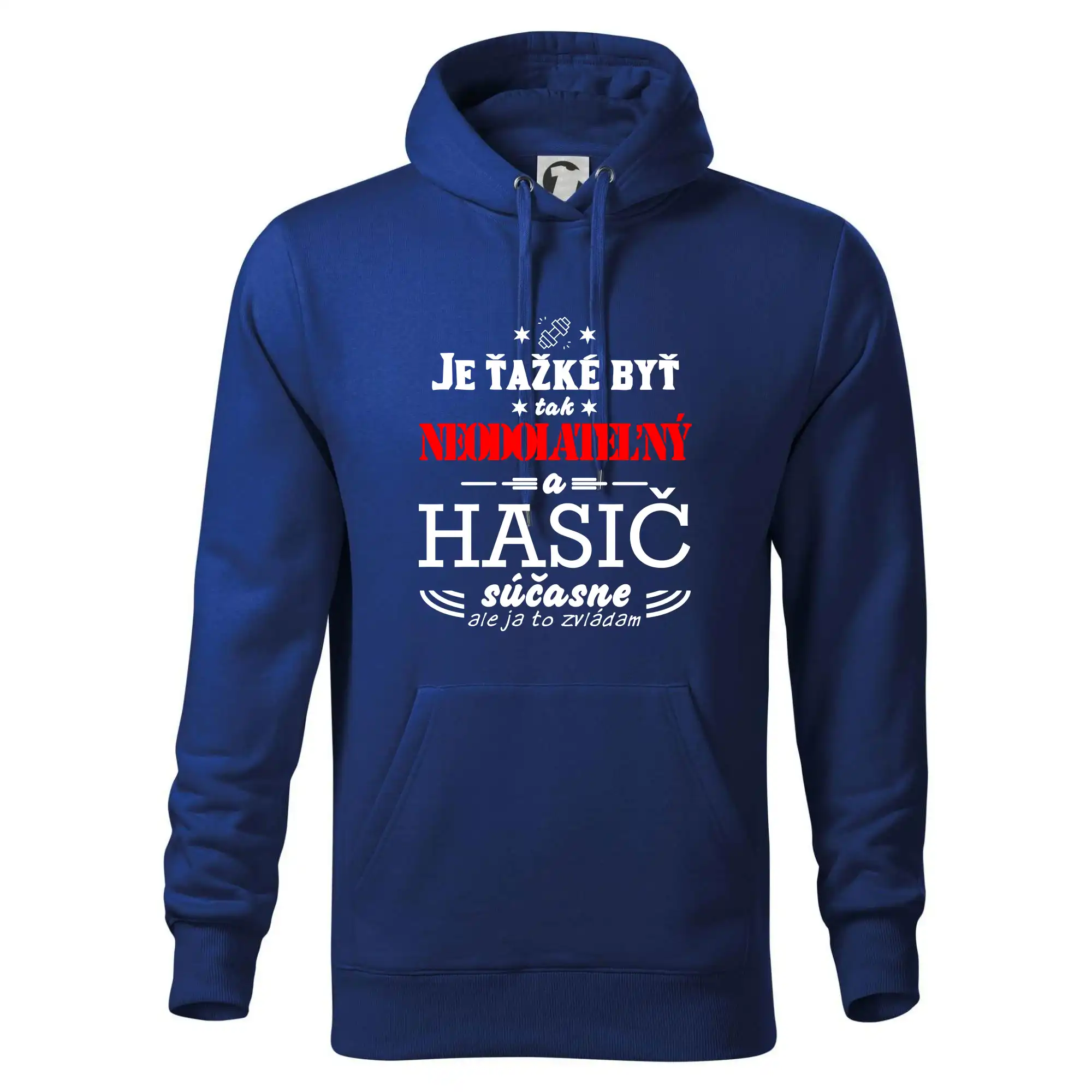 Originálne tričká pre hasičov - Neodolateľný hasič - Mikina pánska Cape s kapucňou