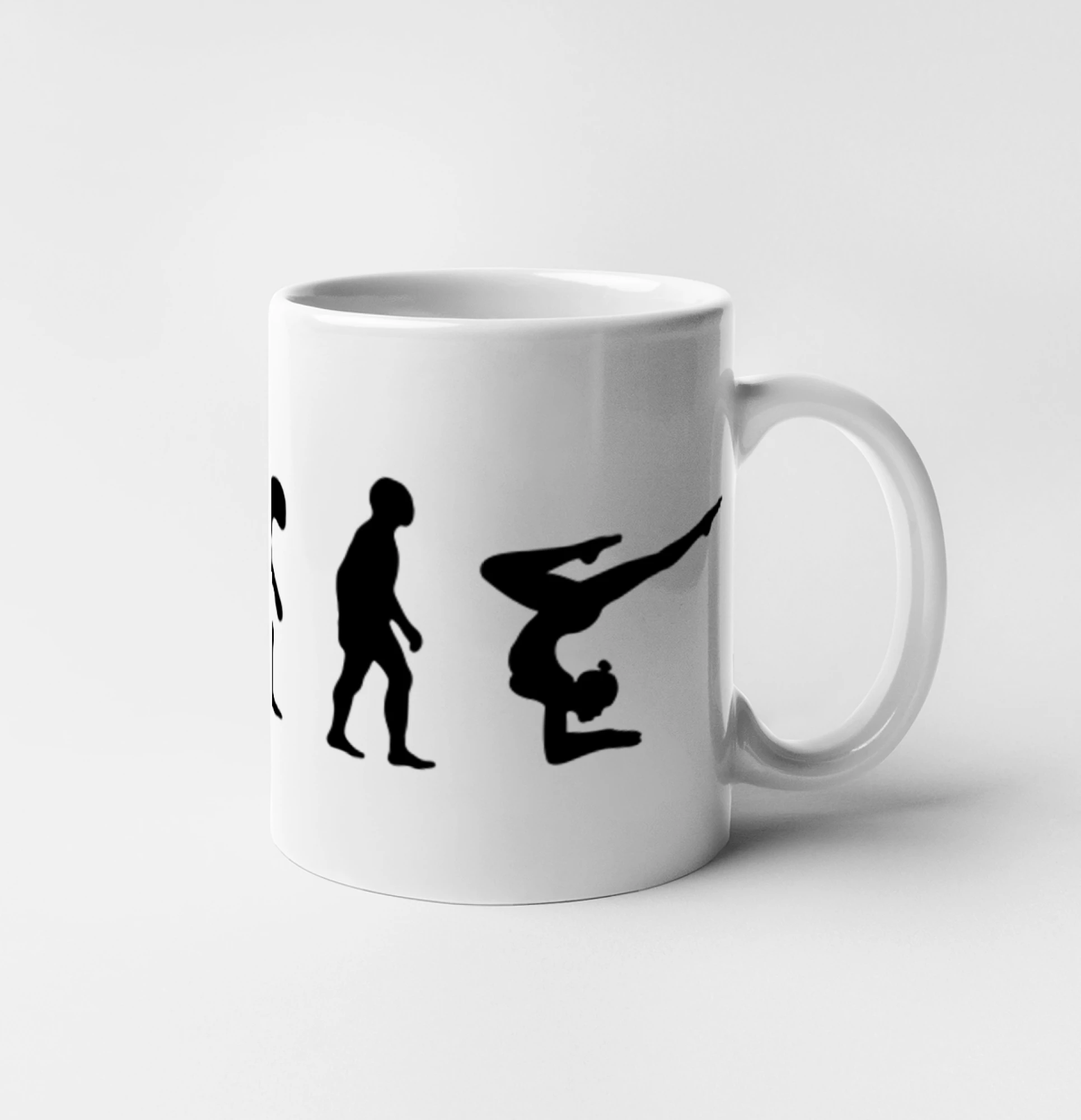 Tričká na jógu - Evoluce yoga - Hrnček 