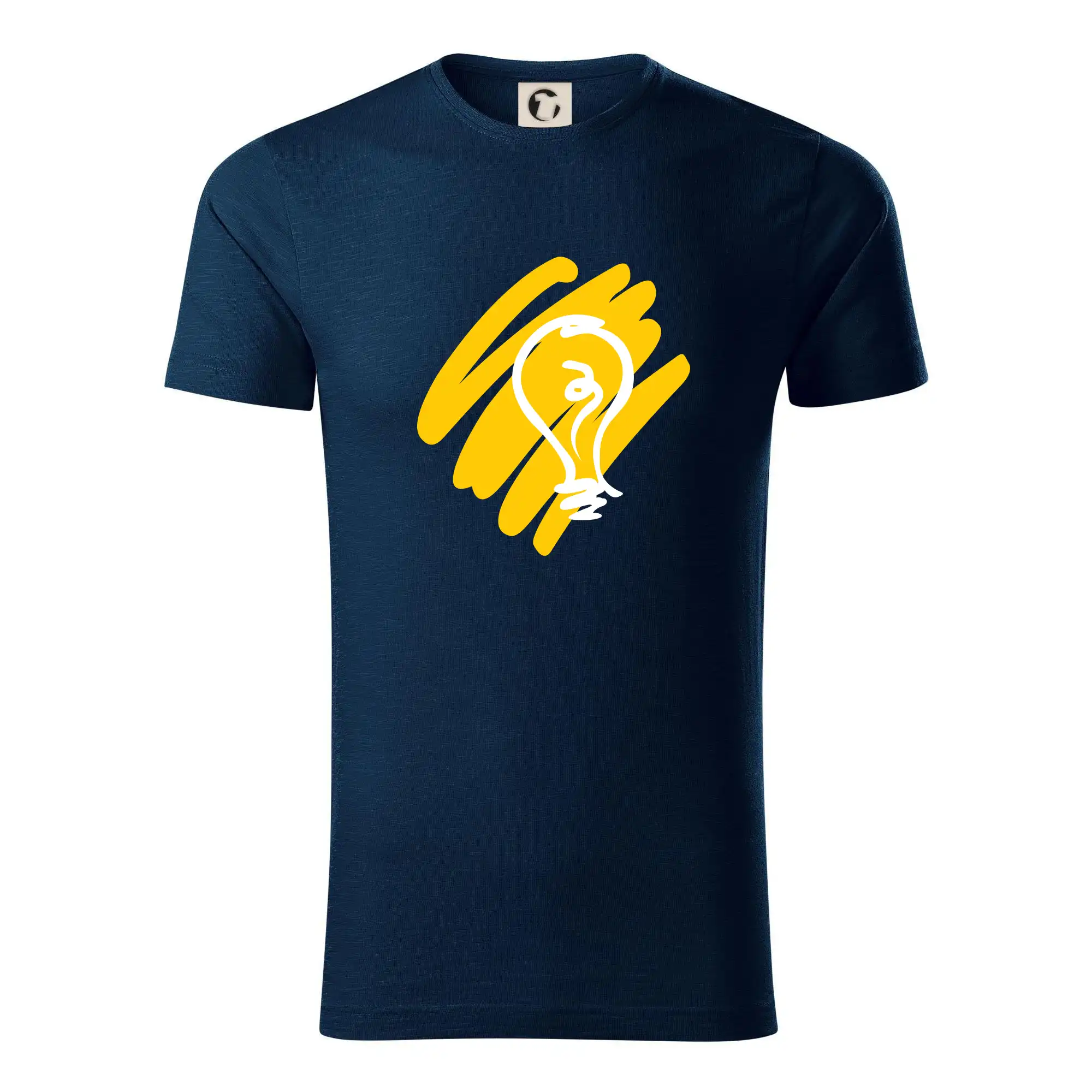 Grafické tričká - Žiarovka splash - Tričko z organickej bavlny